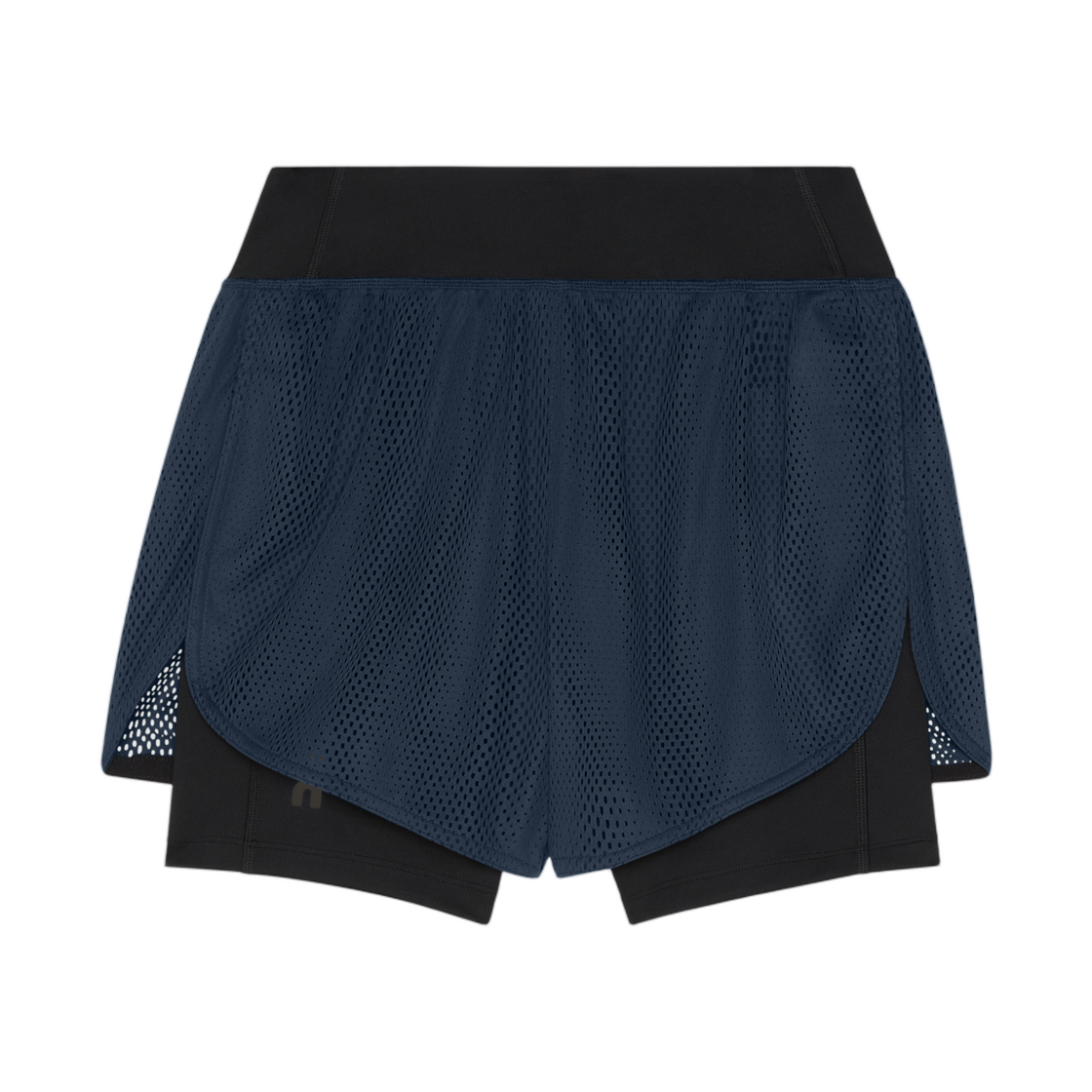 (W) 온 러닝 트레인 볼트 투인원 쇼츠 네이비((W) On Running Train Volt 2-in-1 Shorts Navy) - 1