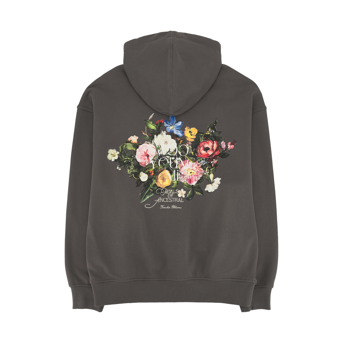 W253TS36731G Wooyoungmi Hood Sweatshirt Charcoal - 25FW