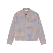 [KREAM 단독] About:Blank Raw Hem Check Shirt Gold - 26FW