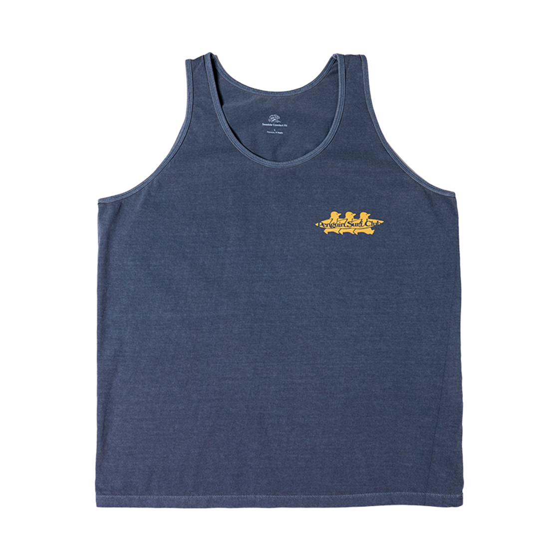 빅웨이브 컬렉티브 펭귄 서프 클럽 피그먼트 나시 네이비(BIGWAVE COLLECTIVE Penguin Surf Club Sleeveless Navy) - 2