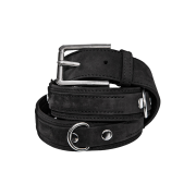 ROARINGRAD Layered D Nubuck Belt Black