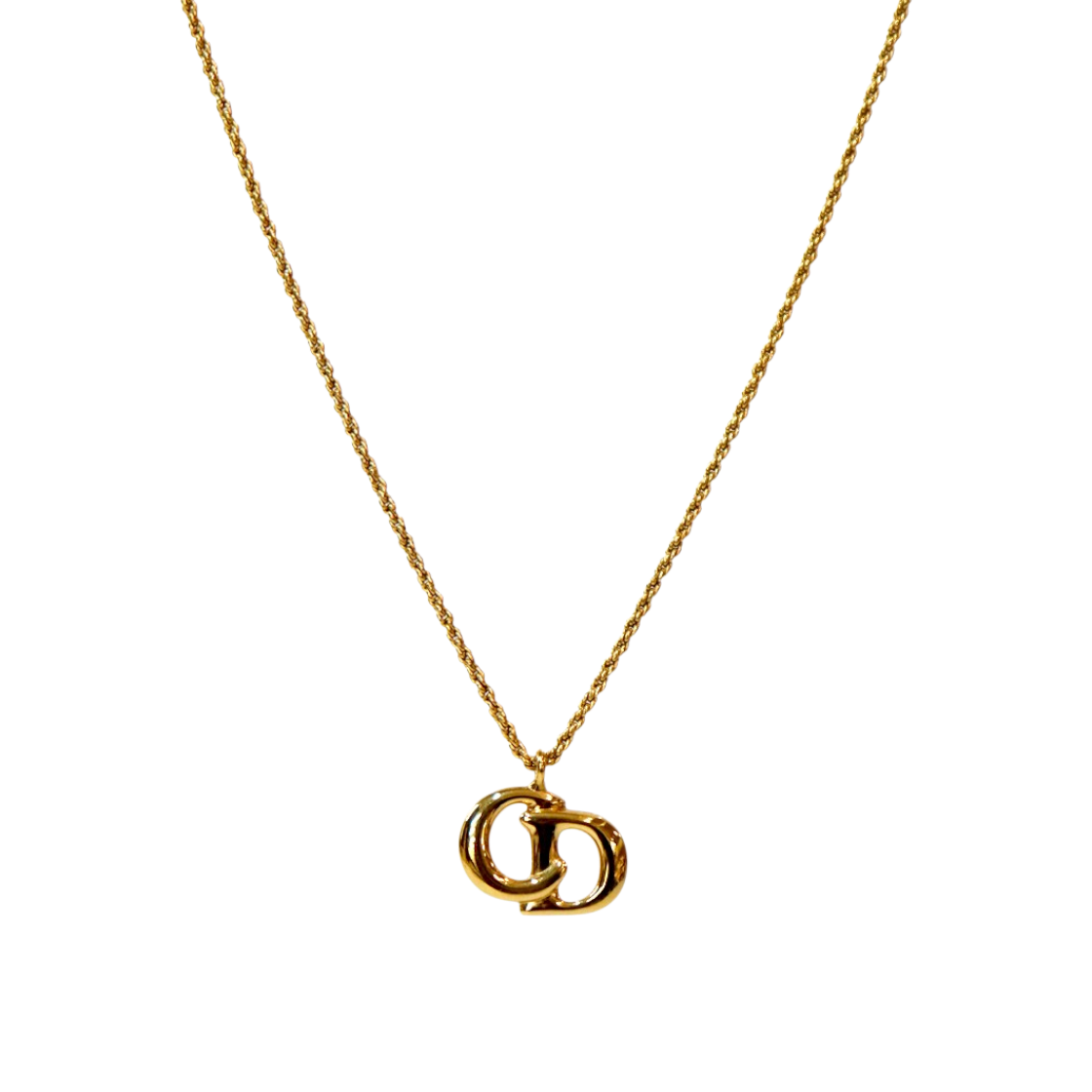 IT2W6A7CIHQ4 Dior CD Gold Necklace A-B55403