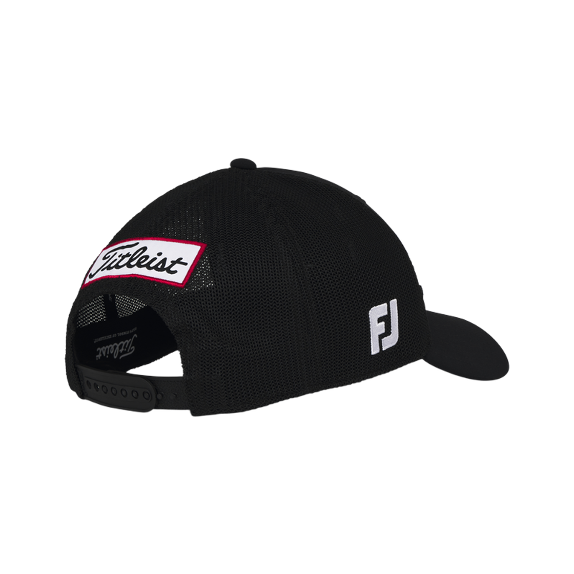 타이틀리스트 투어 포퍼먼스 메쉬 캡 블랙 화이트(Titleist Tour Performance Mesh Cap Black White) - 2