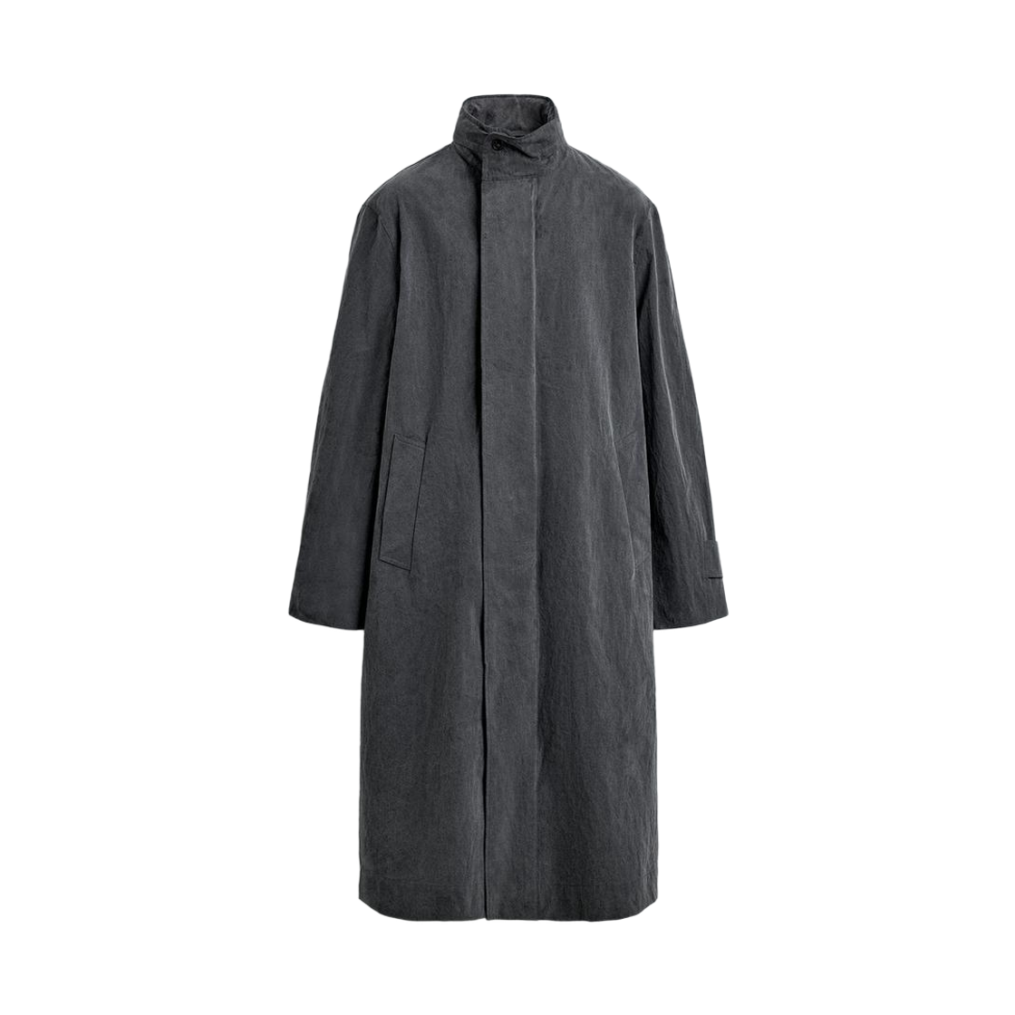 6518/162/812 Zara x Aaron Levine Washed Faux Light Trench Coat Grey