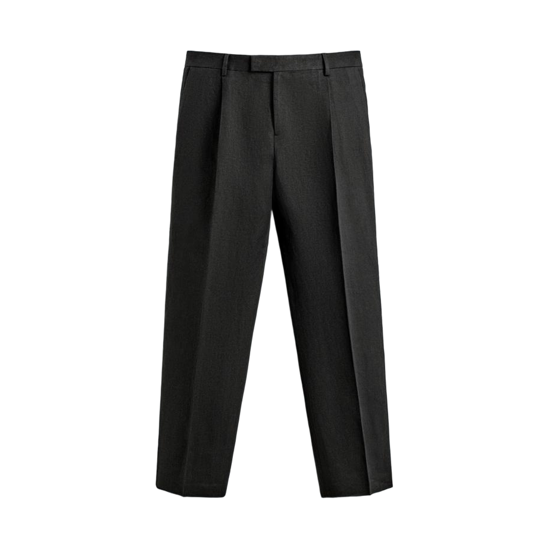 1564/313/800 Zara x Aaron Levine 100% Linen Twill Suit Pants Black