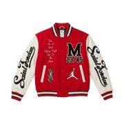 Jordan x Saint Mxxxxxx Varsity Jacket University Red White (FV4726-657)