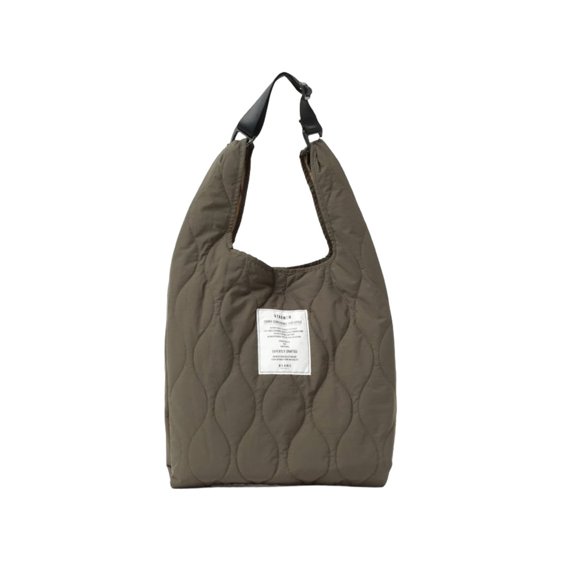 빔즈 하트 밀리터리 퀄티드 핸드백 올리브(Beams Heart Military Quilted Handbag Olive) - 1