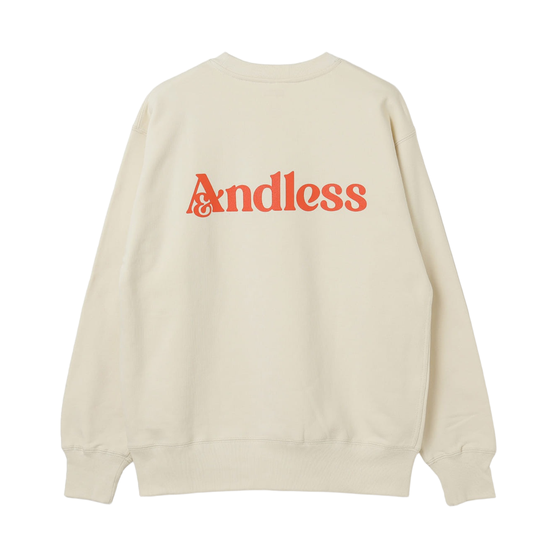 빔즈 컬쳐아트 x 엔들리스 크루넥 스웨트 내츄럴(Beams Cultuart x Andless Crew Neck Sweat Natural) - 1