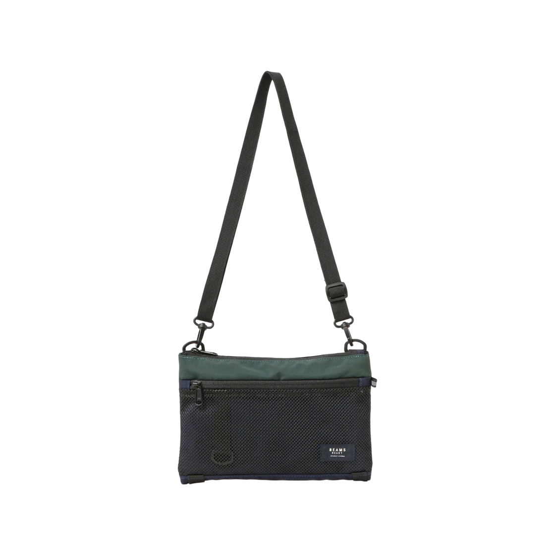 빔즈 하트 메쉬 콤비네이션 사코슈 네이비(Beams Heart Mesh Combination Sacoche Navy)
