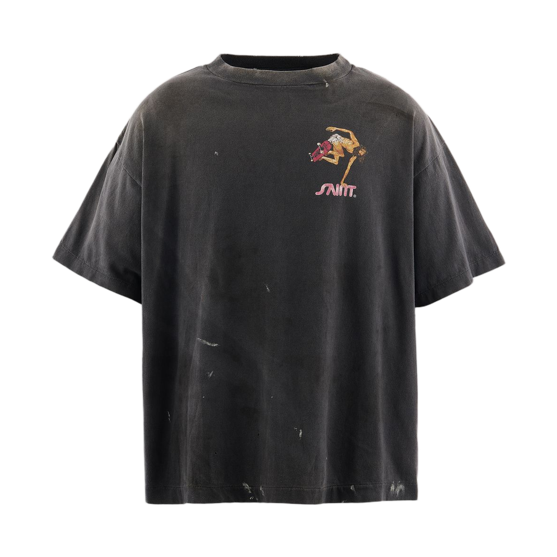 MK8-0000-007 Saint Mxxxxxx Skate S/S T-Shirt Black - 26SS