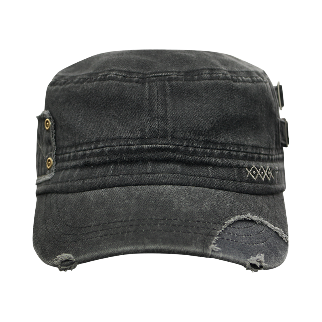 메인부스 패치워크 밀리터리 캡 차콜(MAINBOOTH Patchwork Military Cap Charcoal)