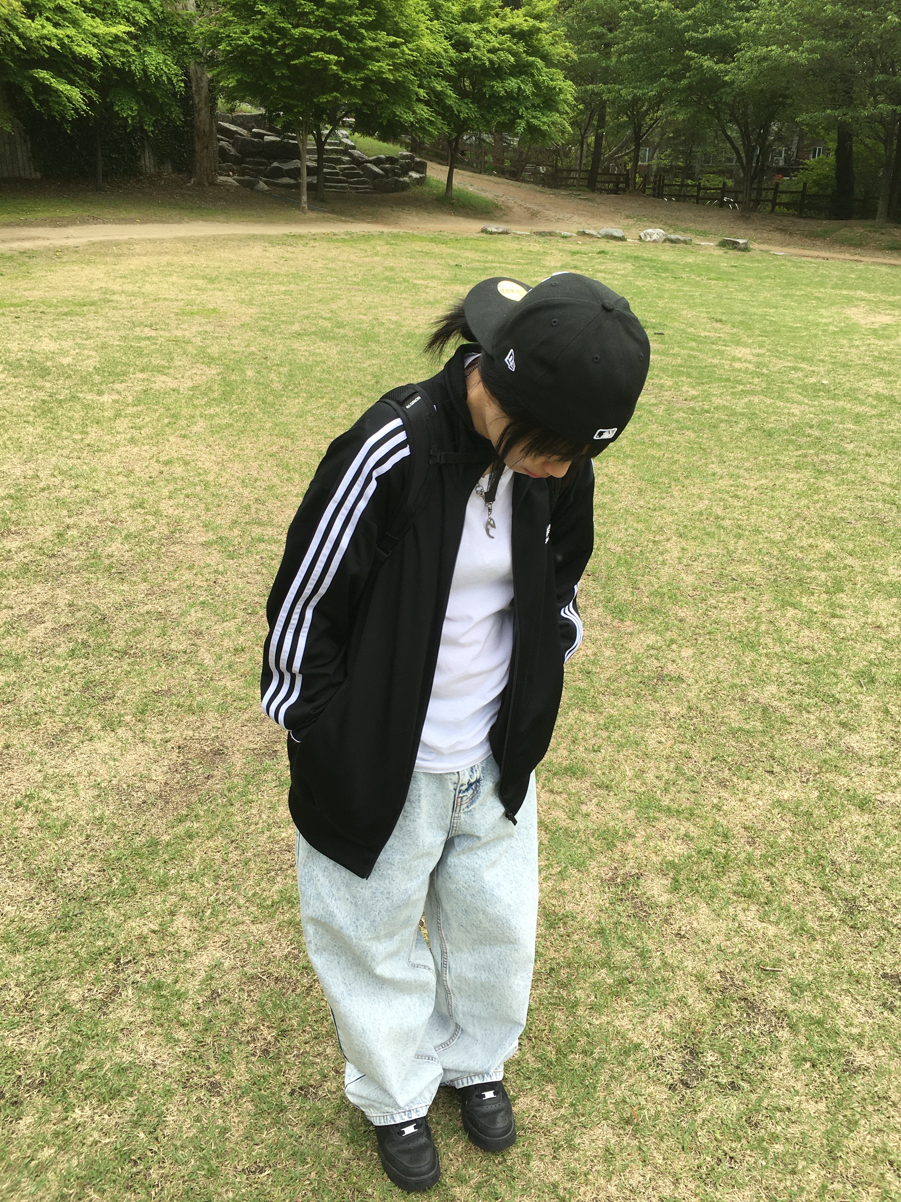 Adidas Adicolor Classics Firebird Track Top Black - KR Sizing, New Era MLB Authentic Chicago White Sox Game Cap Black 착용 스타일