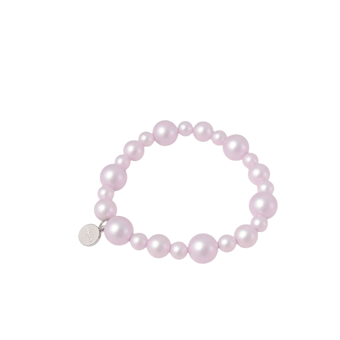 18B0009 OBJET213 Bubble Metallic Pink Bracelet