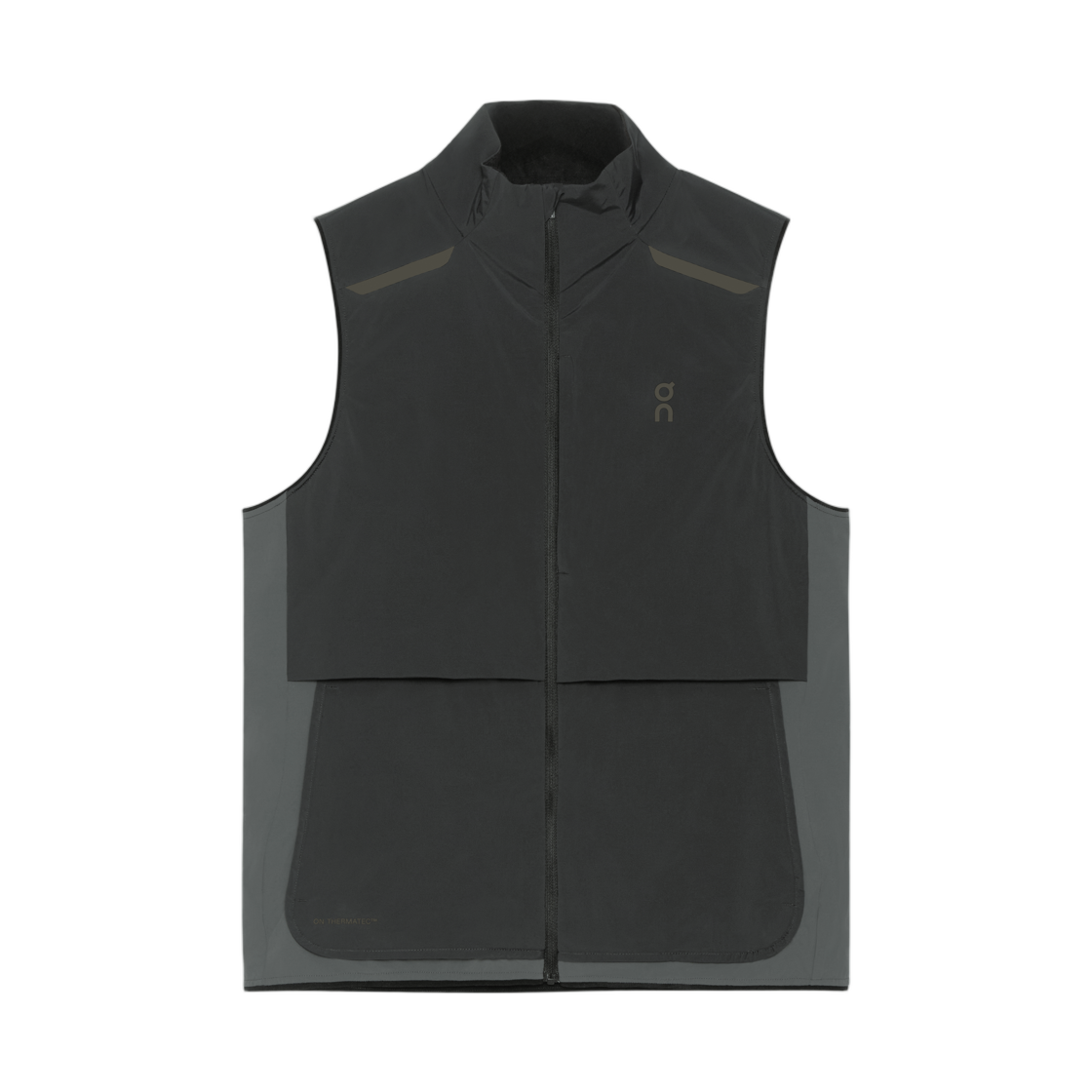 1WF30230106 (W) On Running Weather Vest Black Eclipse