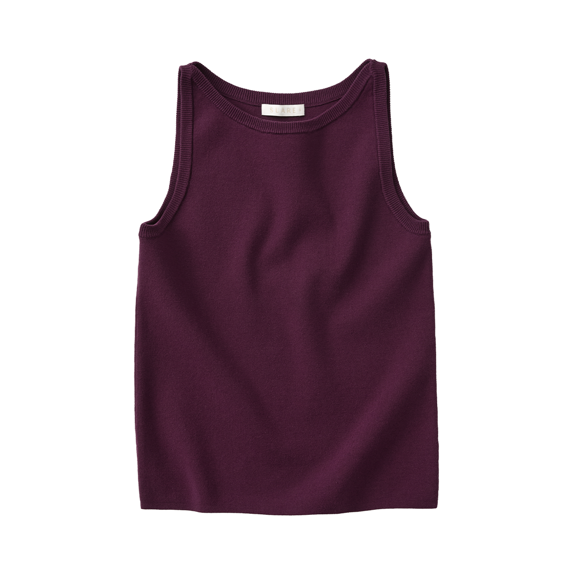 SBF2KS02WPL (W) Suare Women Suare Women Cotton Cross Sleeveless Knit Plum