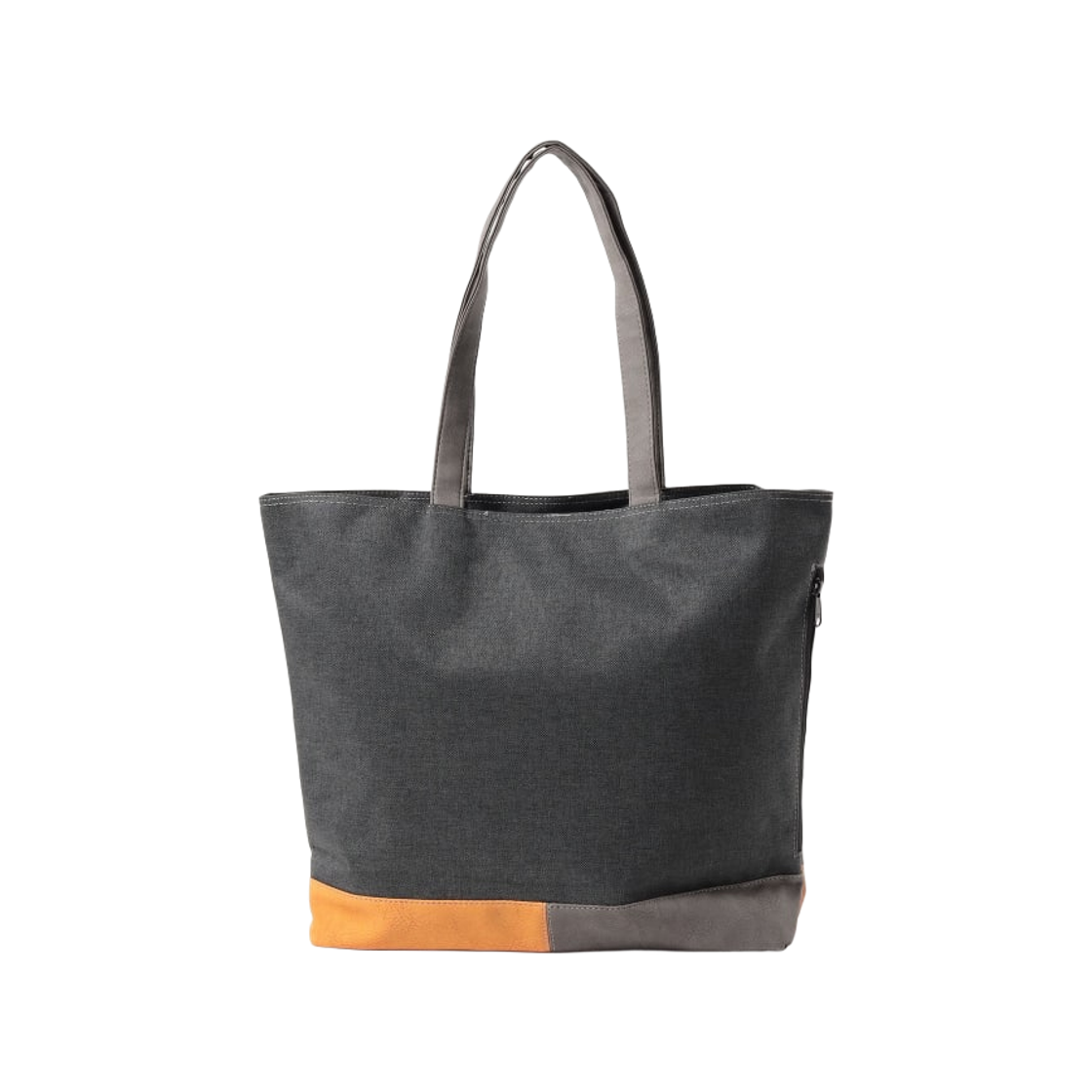 빔즈 하트 폴리에스터 헤더드 머터리얼 콤비네이션 토트백 차콜 그레이(Beams Heart Polyester Heathered Material Combination Tote Bag Charcoal Gray) - 2