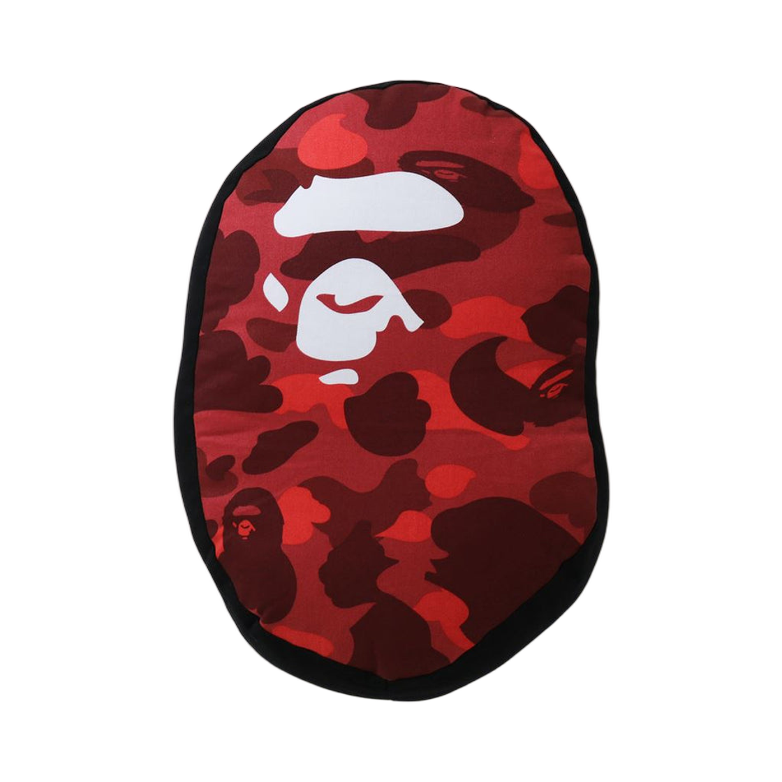 베이프 컬러 카모 에이프 헤드 쿠션 레드(BAPE Color Camo Ape Head Cushion Red)