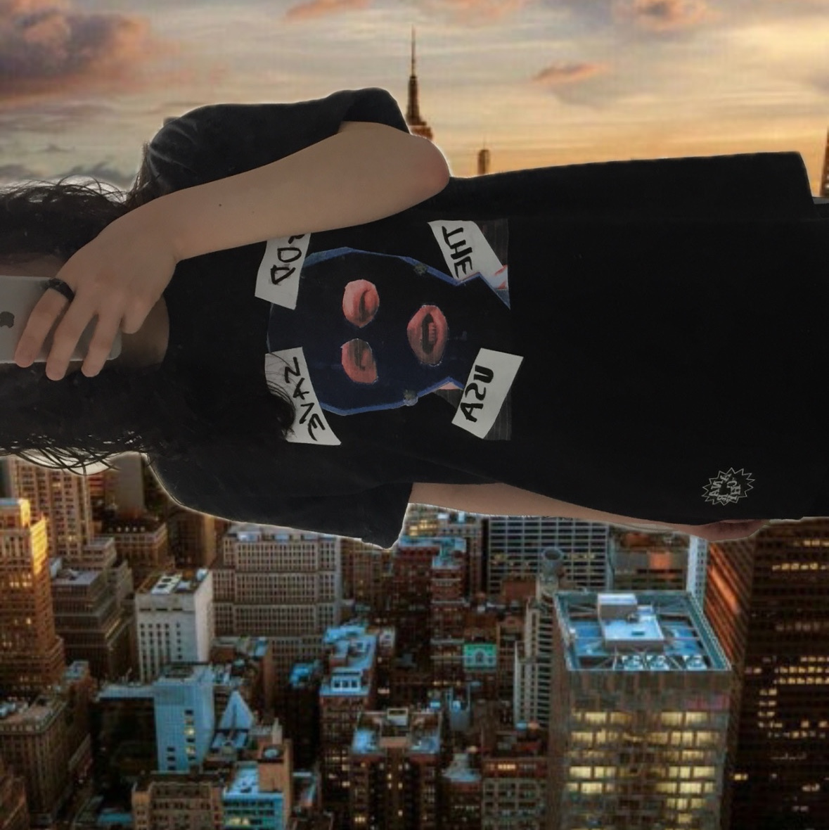 Supreme God Save Us T-Shirt Black - 26SS 착용 스타일 - 1
