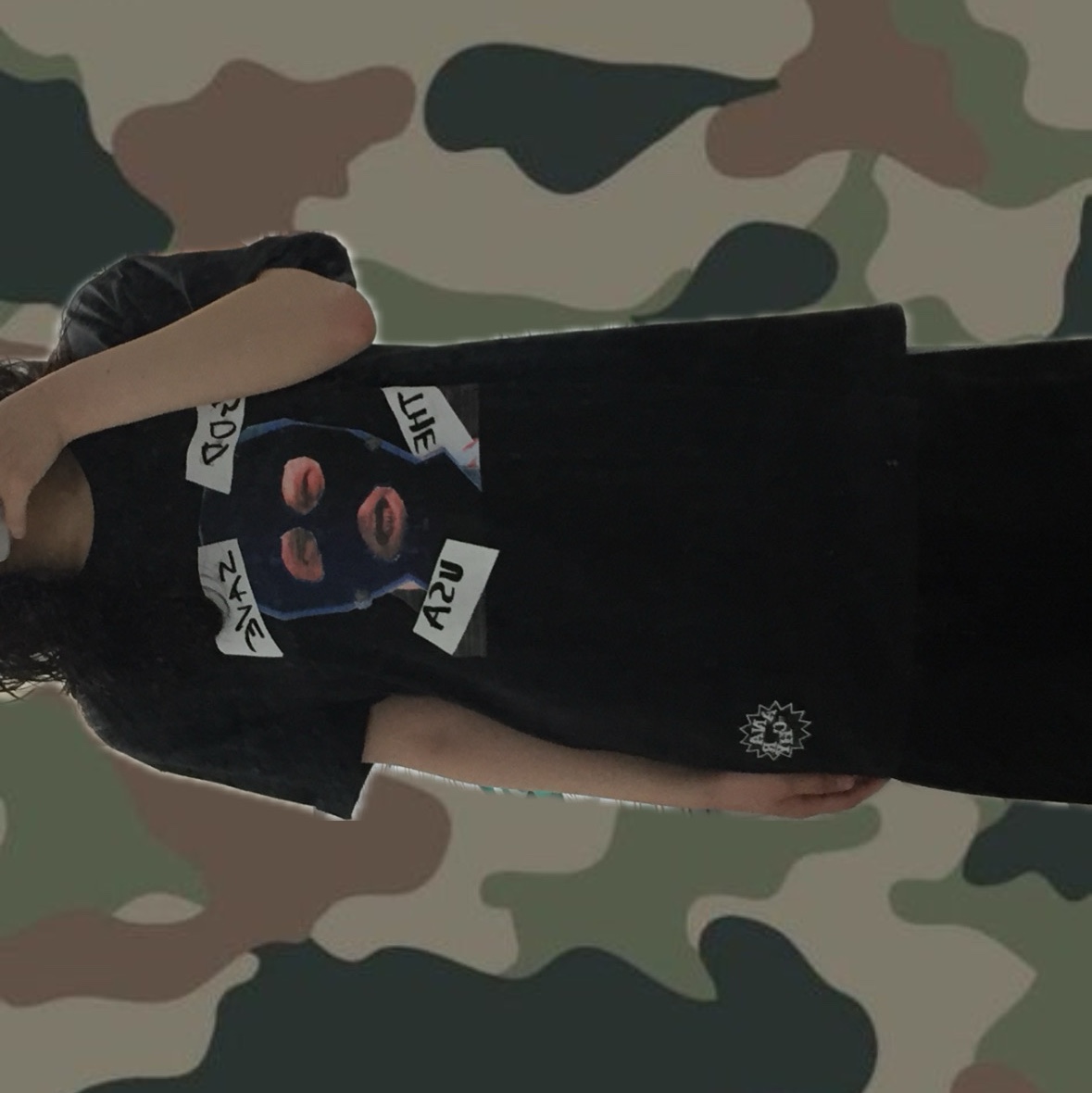 Supreme God Save Us T-Shirt Black - 26SS 착용 스타일 - 2