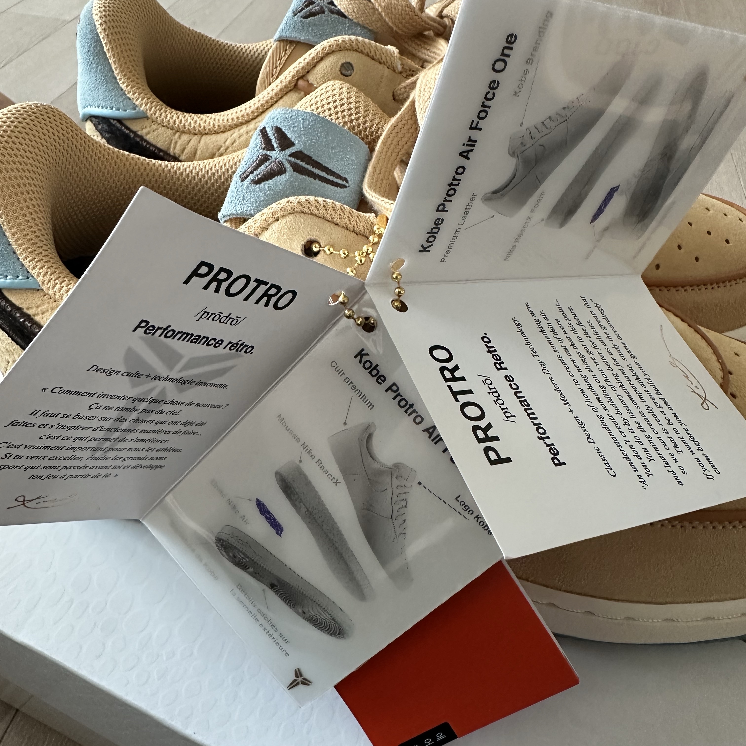 Nike x Kobe Bryant Air Force 1 Low Protro Twine Baroque Brown 착용 스타일 - 7