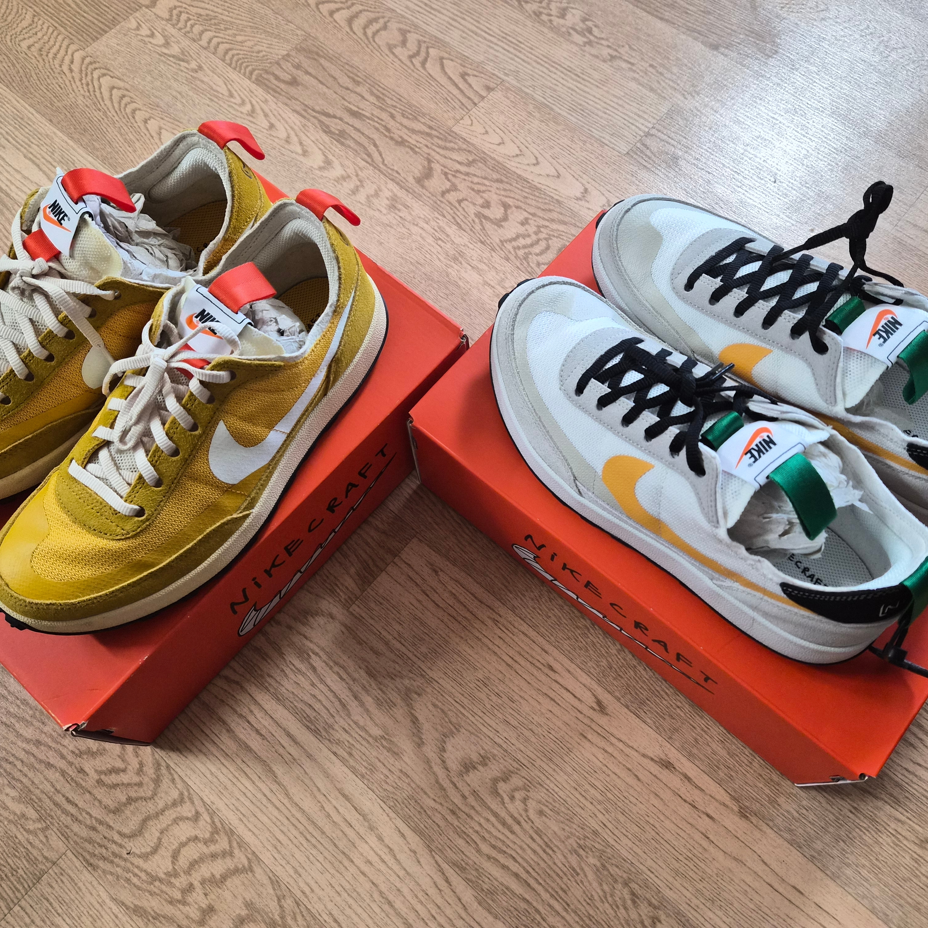 Nike x Tom Sachs General Purpose Shoe Pine Green University Gold, Nike x Tom Sachs General Purpose Shoe Archive 착용 스타일