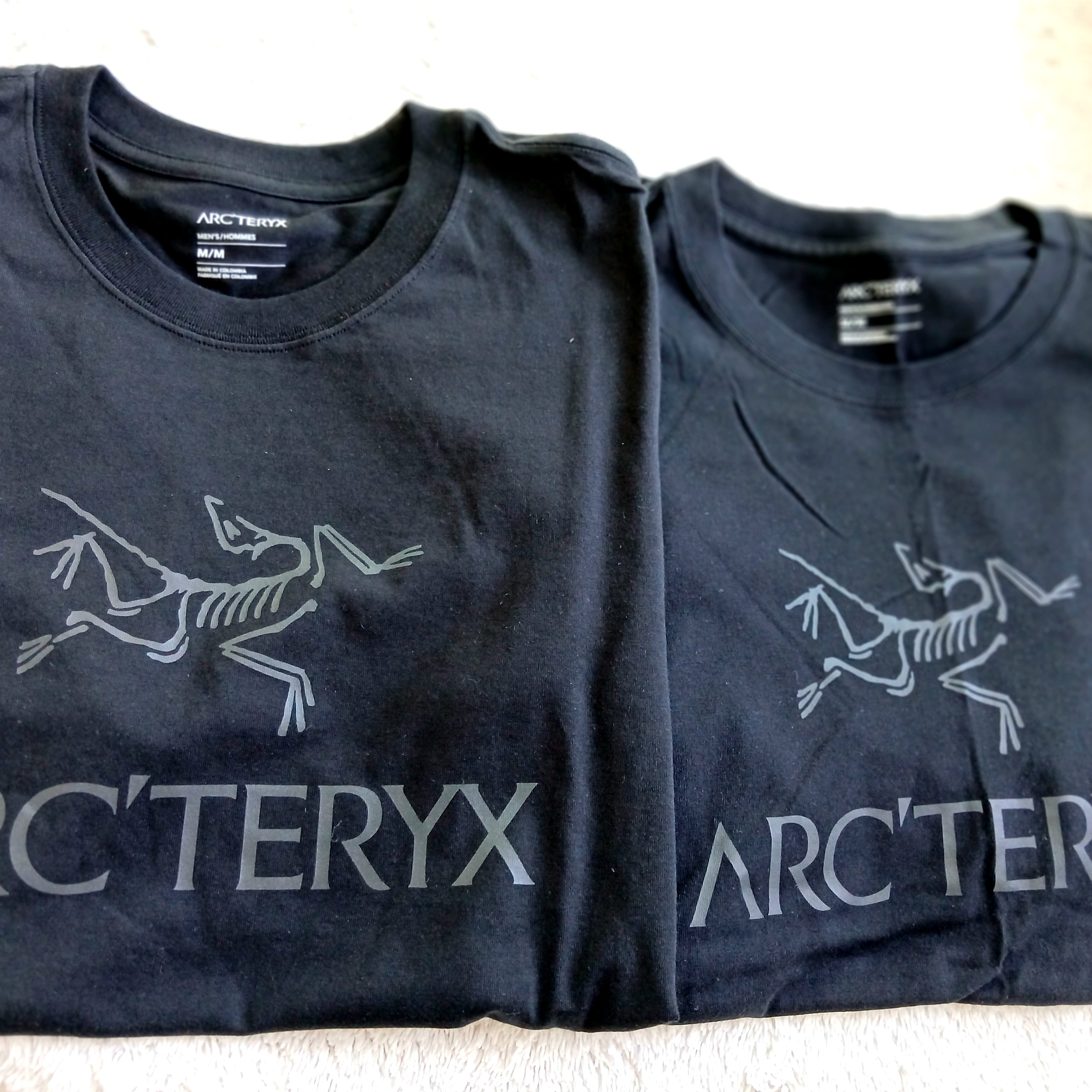 Arc'teryx Arc'word Logo SS T-Shirt Black, Arc'teryx Captive Arc'word SS T-Shirt Black 착용 스타일 - 2