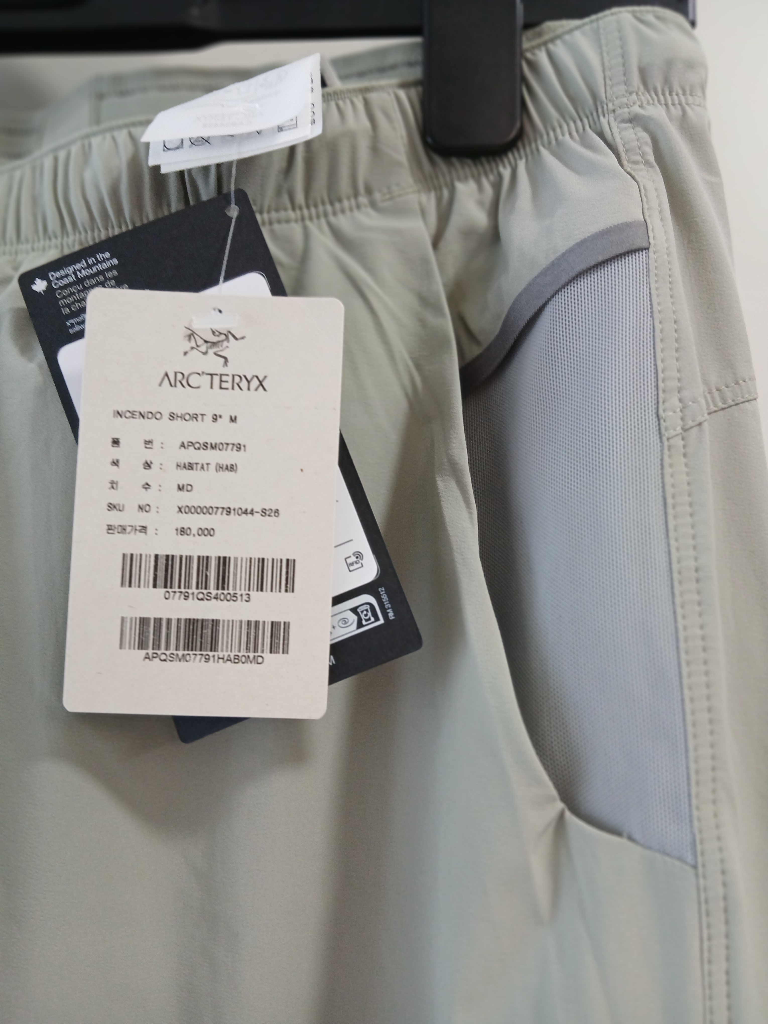 Arc'teryx Incendo Short 9 Inch Habitat 착용 스타일 - 4