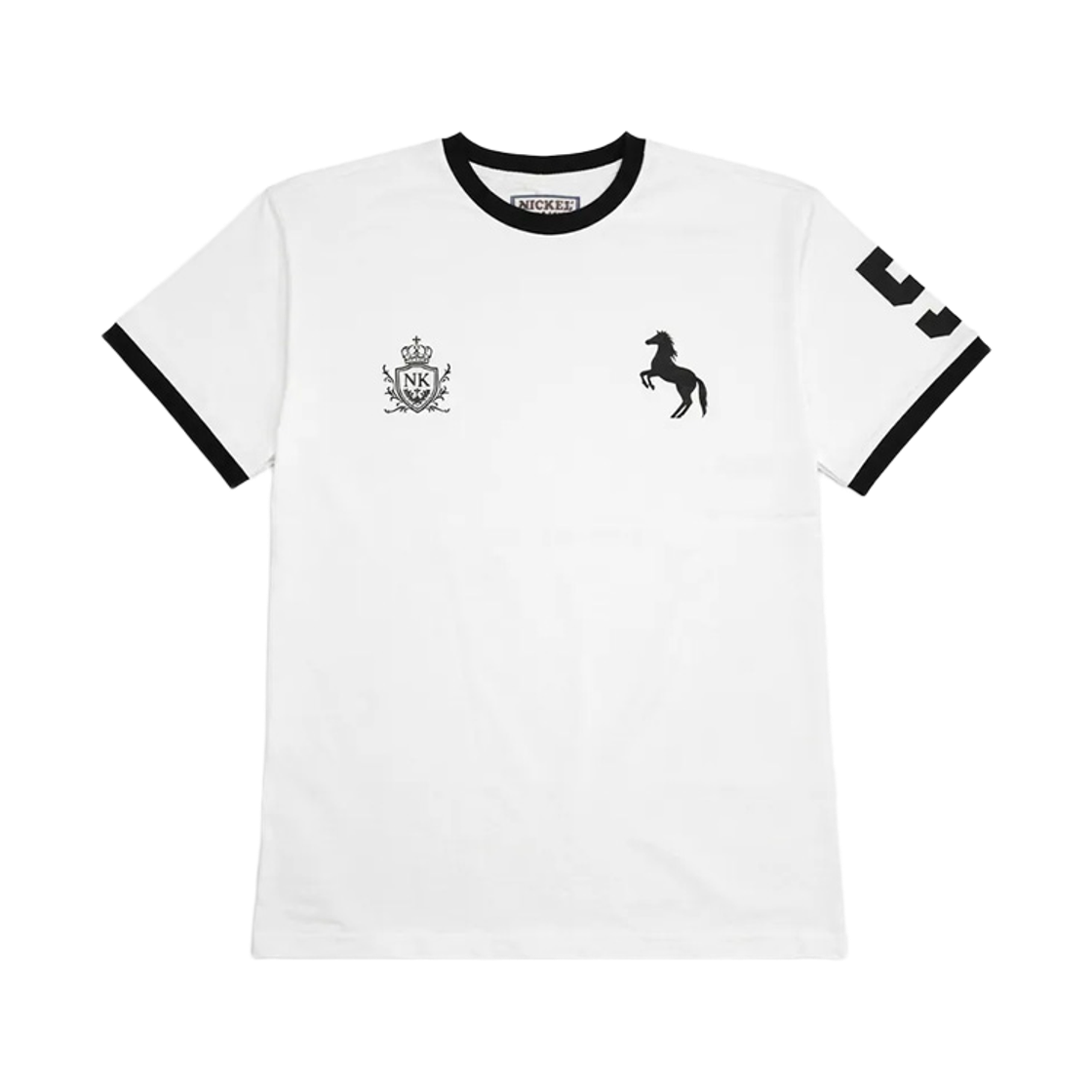 닉켈하우스 26 동키 링거 티셔츠 화이트(NICKEL HOUSE 26 DONKEY RINGER T-SHIRTS White)