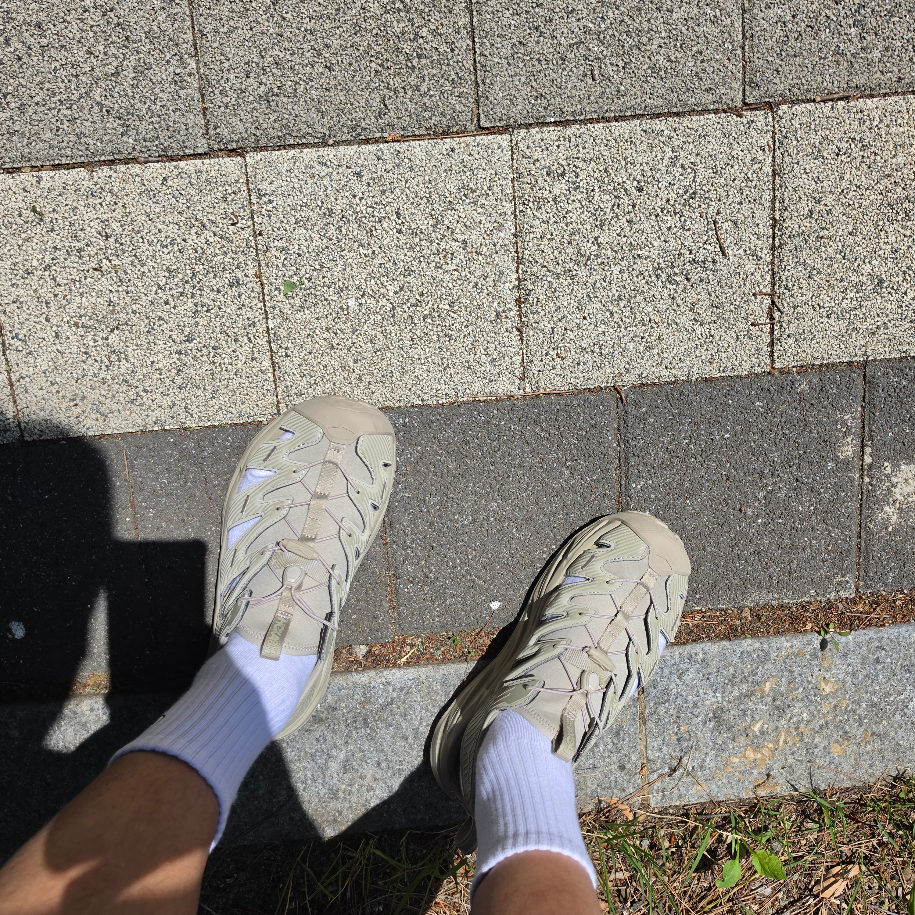 Hoka Hopara Oxford Tan 착용 스타일 - 2