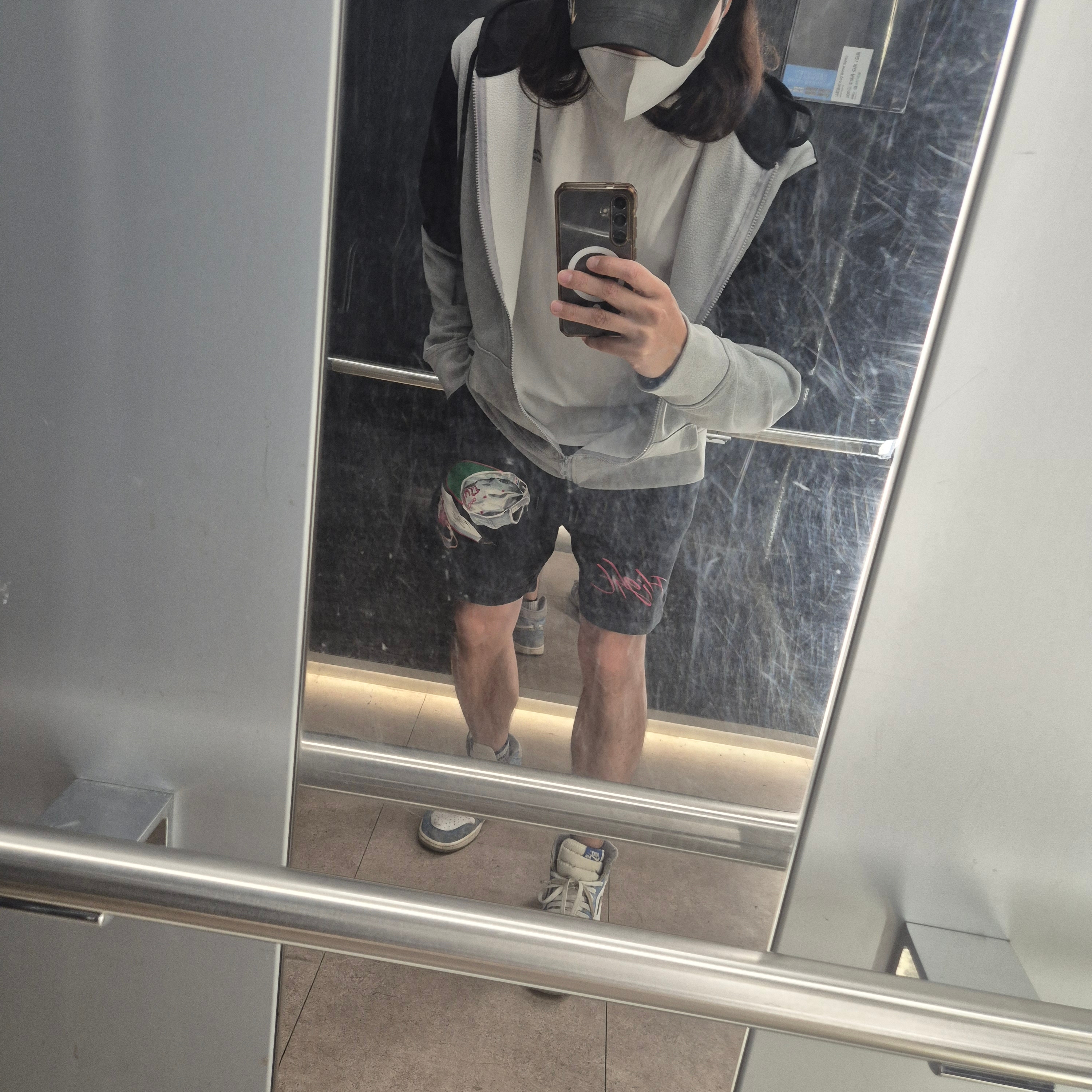 Jordan Flight Artist Series By Jacob Rochester Fleece Shorts Black - Asia 착용 스타일