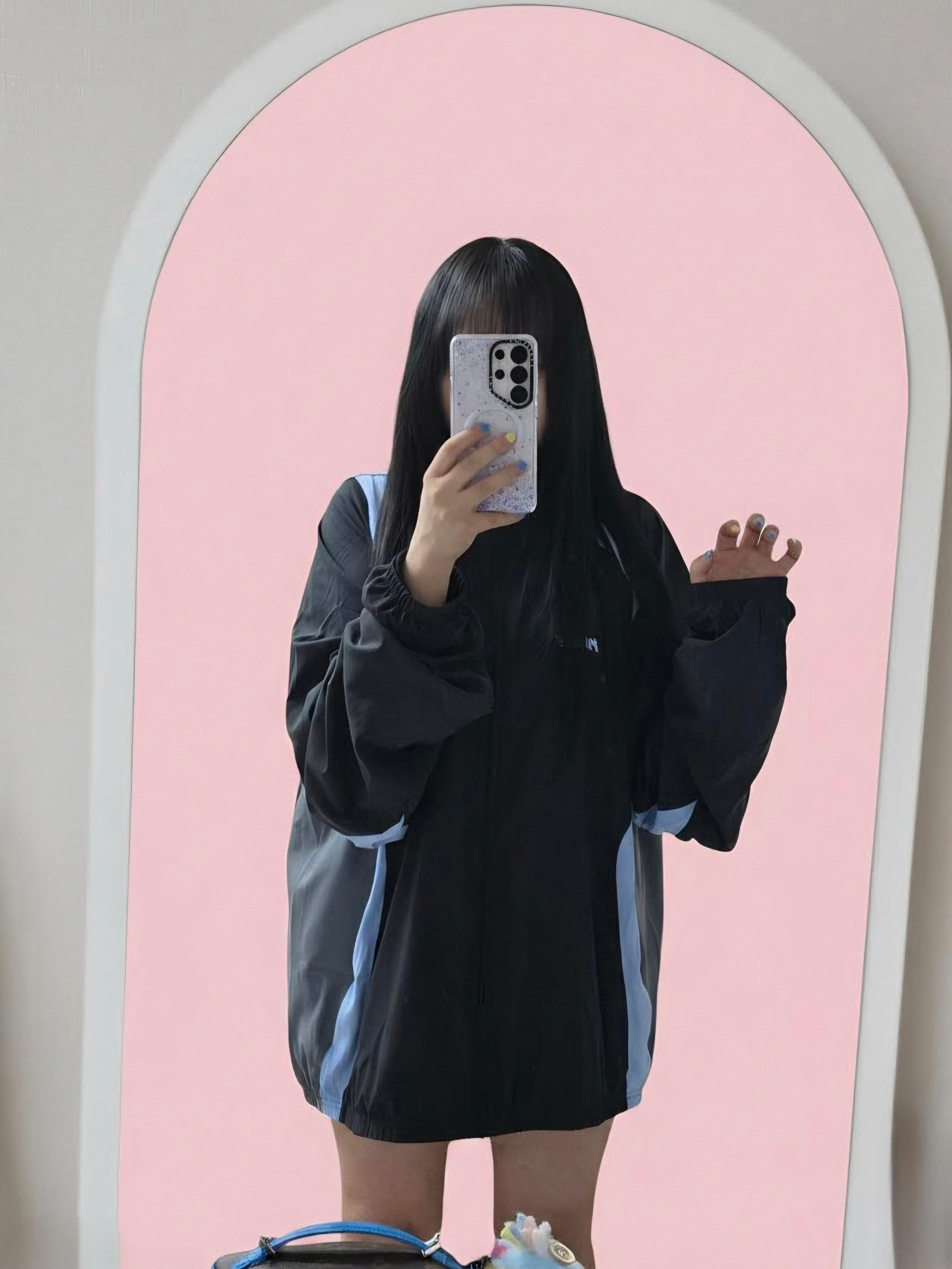 Palace x Nike Track Jacket Black - 26SS 착용 스타일 - 2
