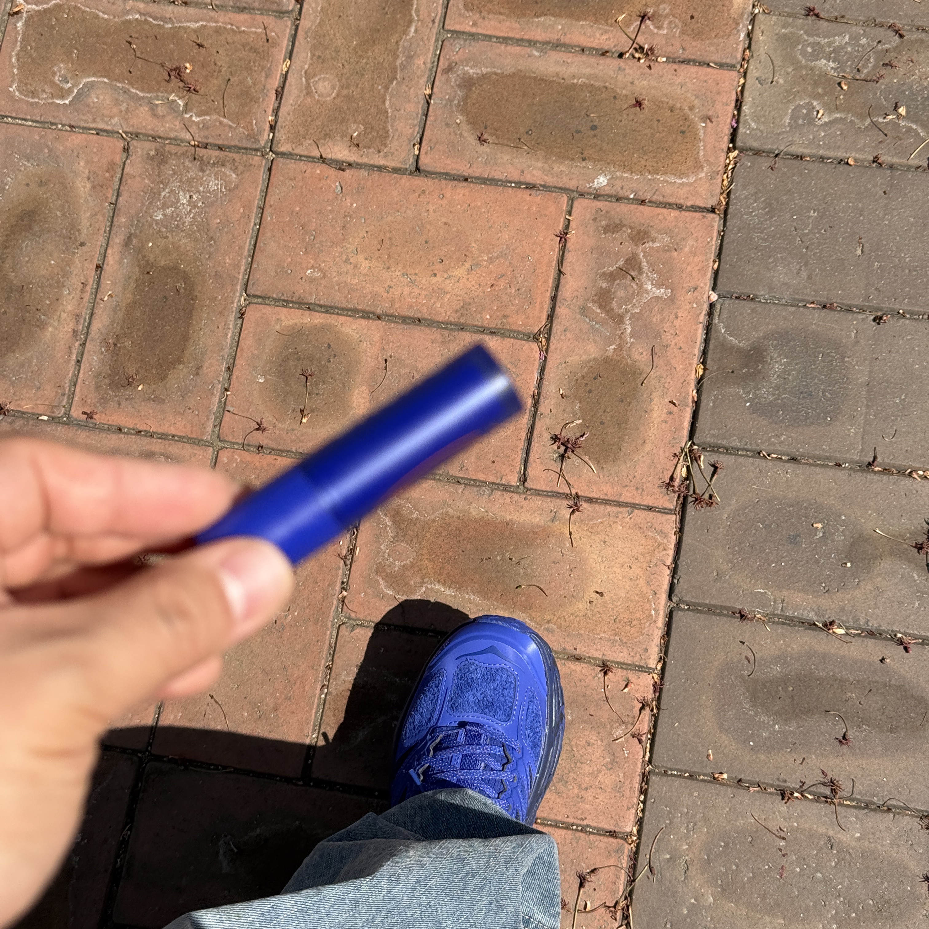 Hoka x Xlim Mafate Speed 2 TS Cobalt Blue 착용 스타일 - 2