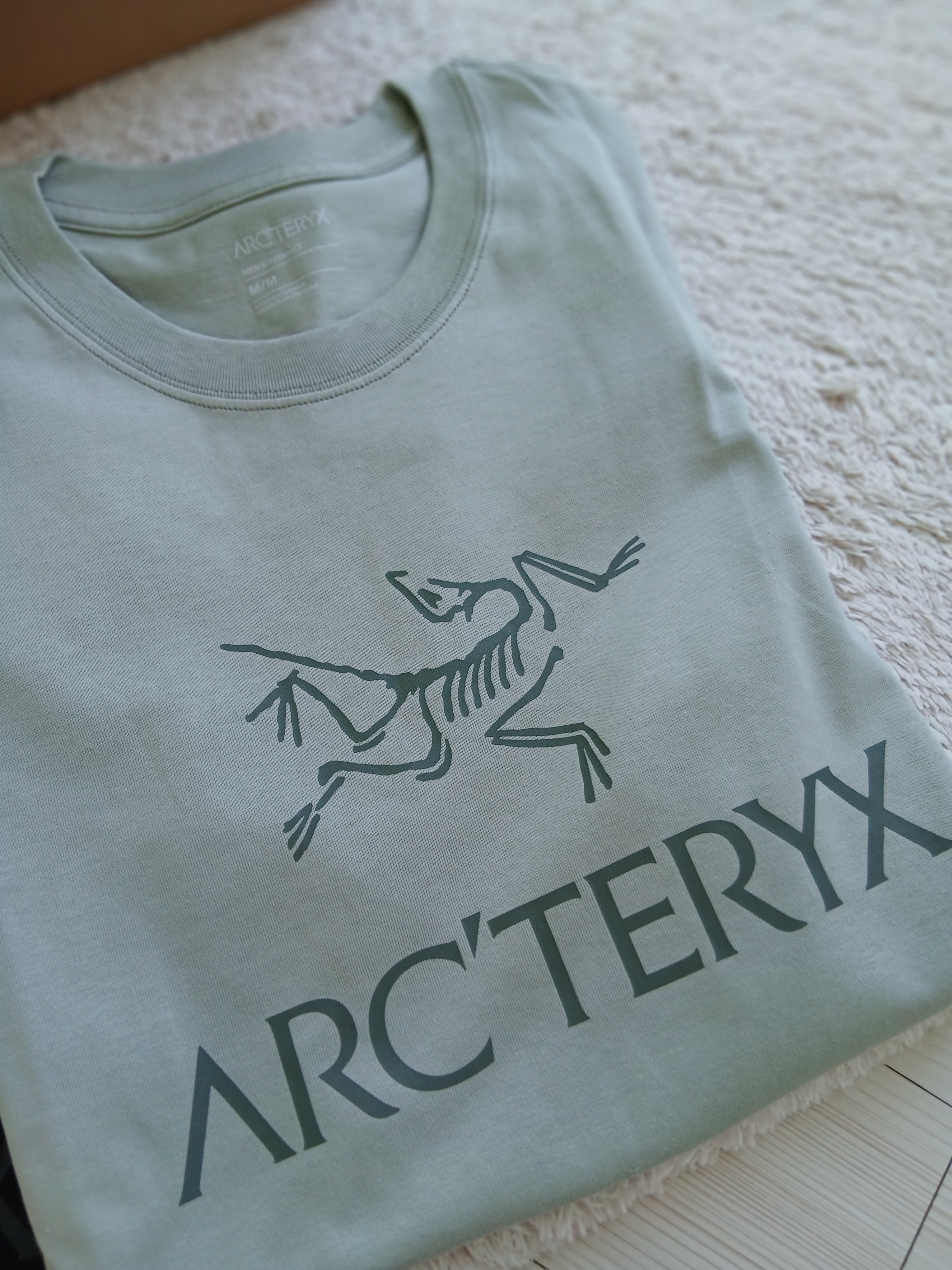 Arc'teryx Arc'word Logo SS T-Shirt Habitat 착용 스타일 - 1