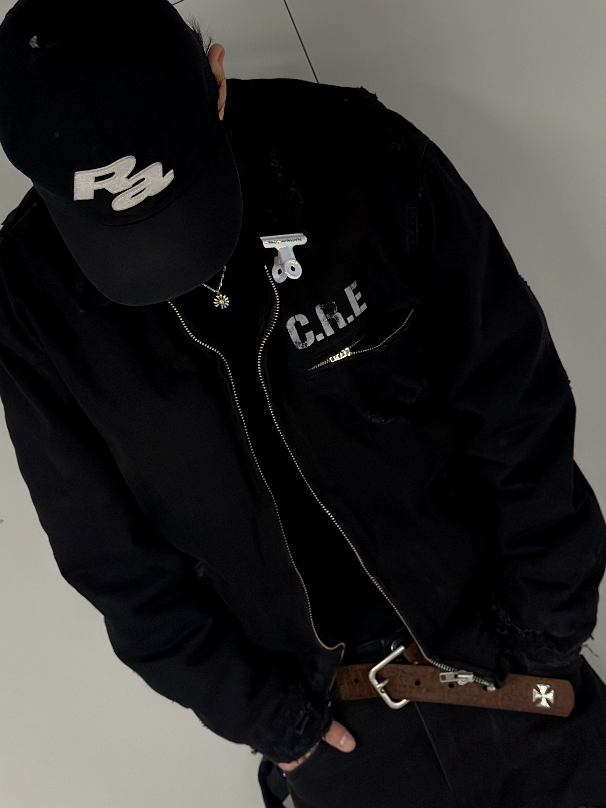 Jacob & Co x Peaceminusone Pendant Sterling Silver & Yellow Gold, Balenciaga Toe Lace-Up Vibram Sneakers Black 착용 스타일 - 4