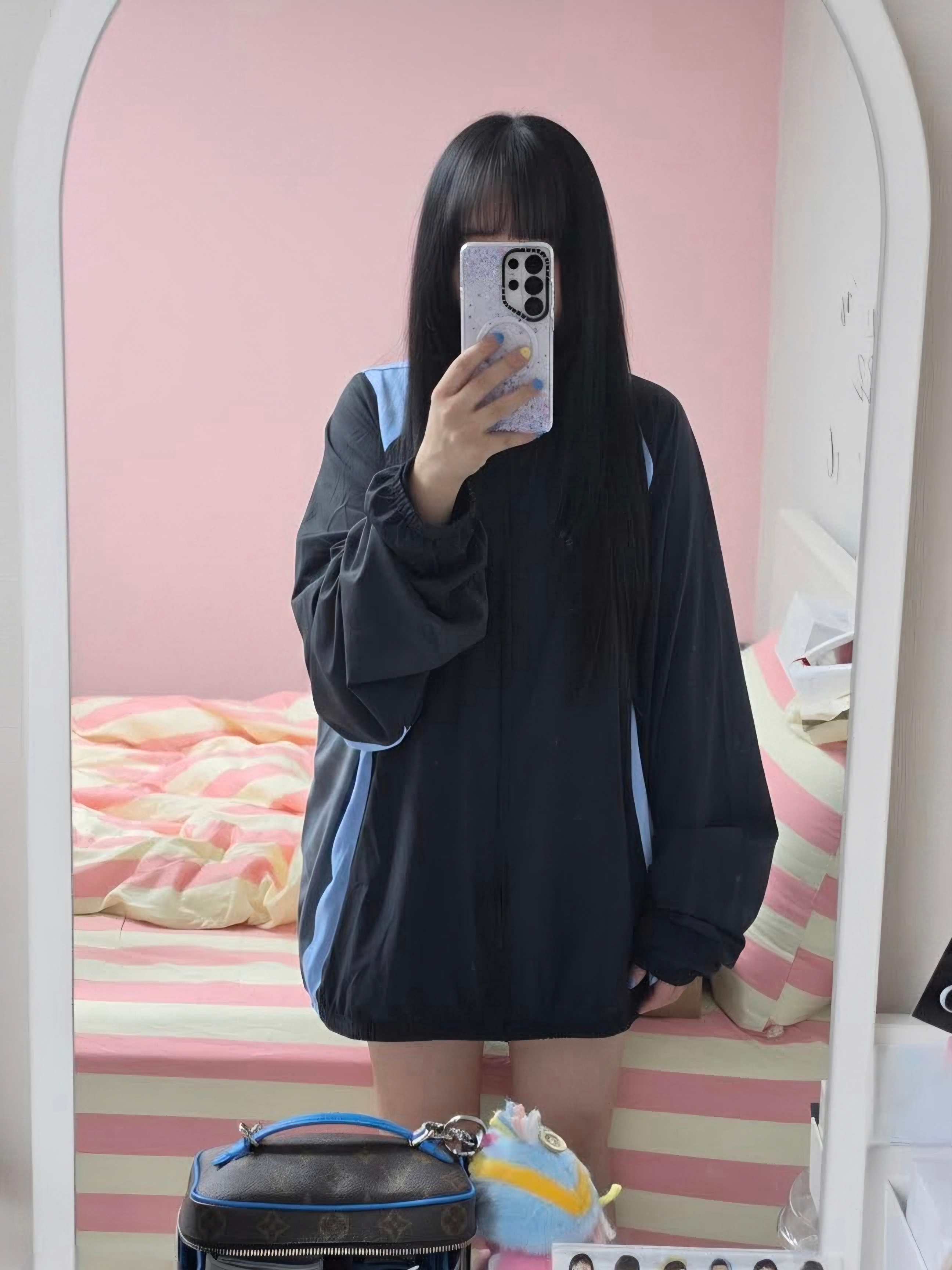 Palace x Nike Track Jacket Black - 26SS 착용 스타일 - 3