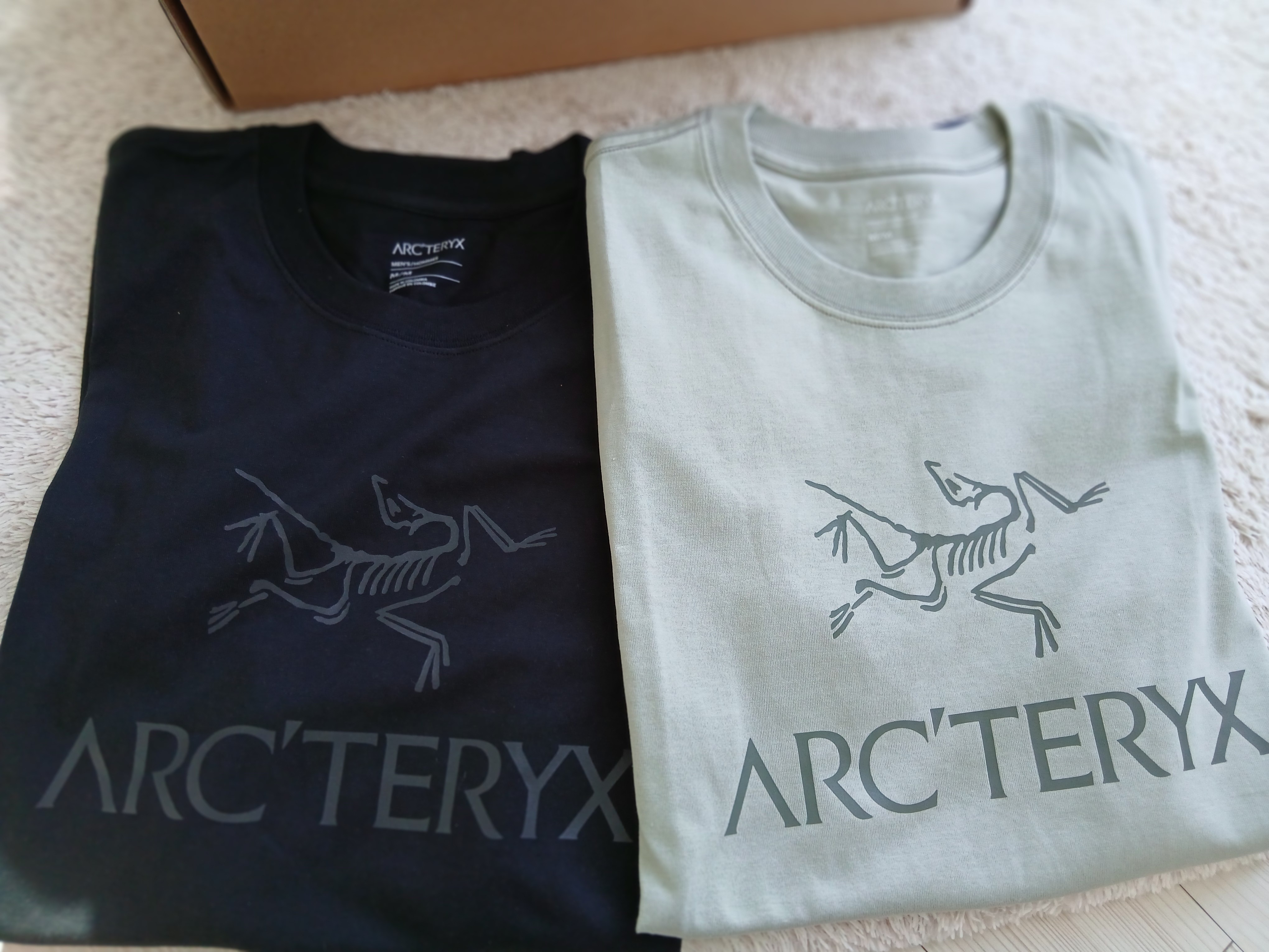 Arc'teryx Arc'word Logo SS T-Shirt Black, Arc'teryx Arc'word Logo SS T-Shirt Habitat 착용 스타일