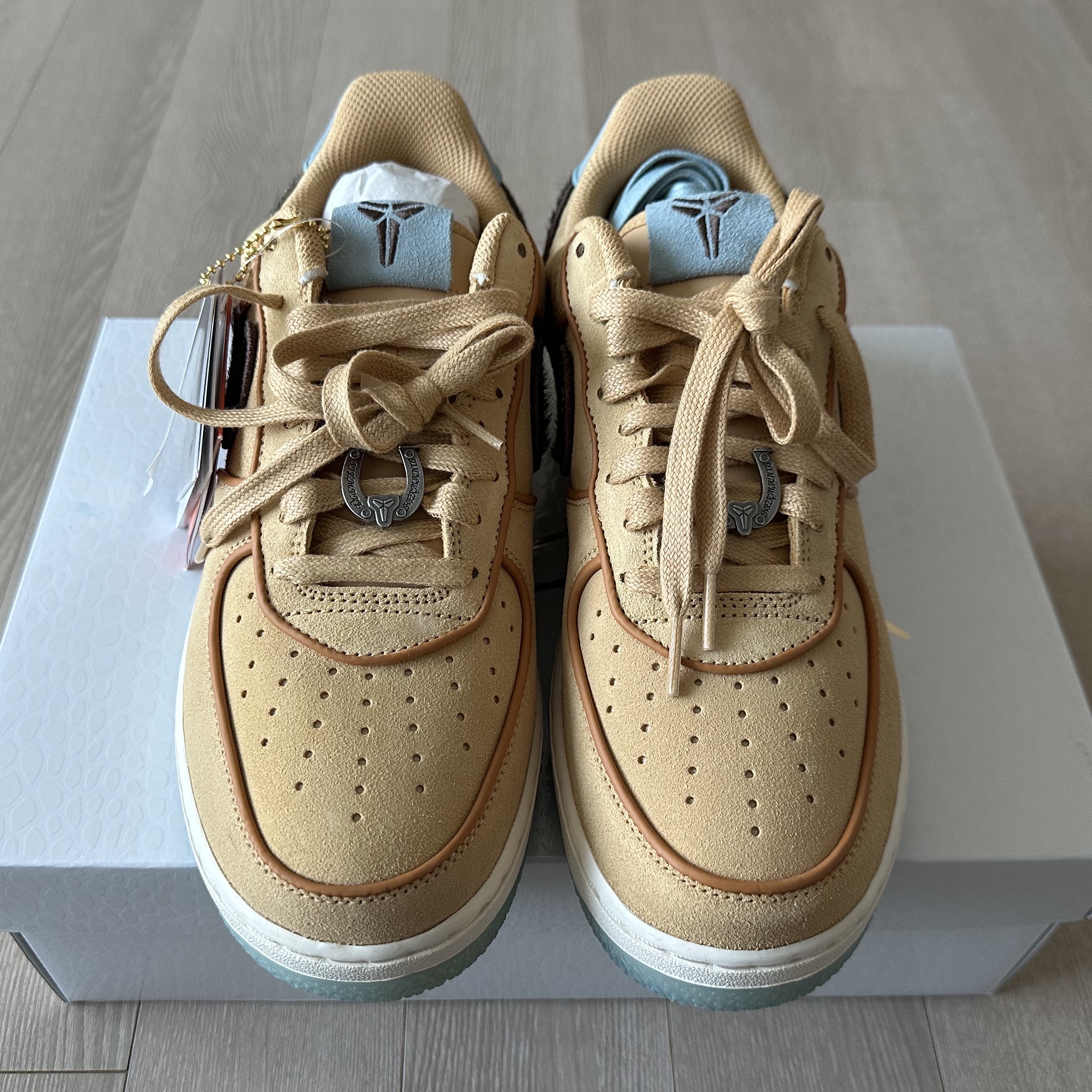 Nike x Kobe Bryant Air Force 1 Low Protro Twine Baroque Brown 착용 스타일 - 2