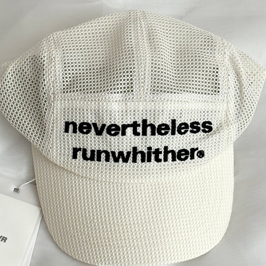 [KREAM 단독] runwhither Mesh Cap Ivory 착용 스타일