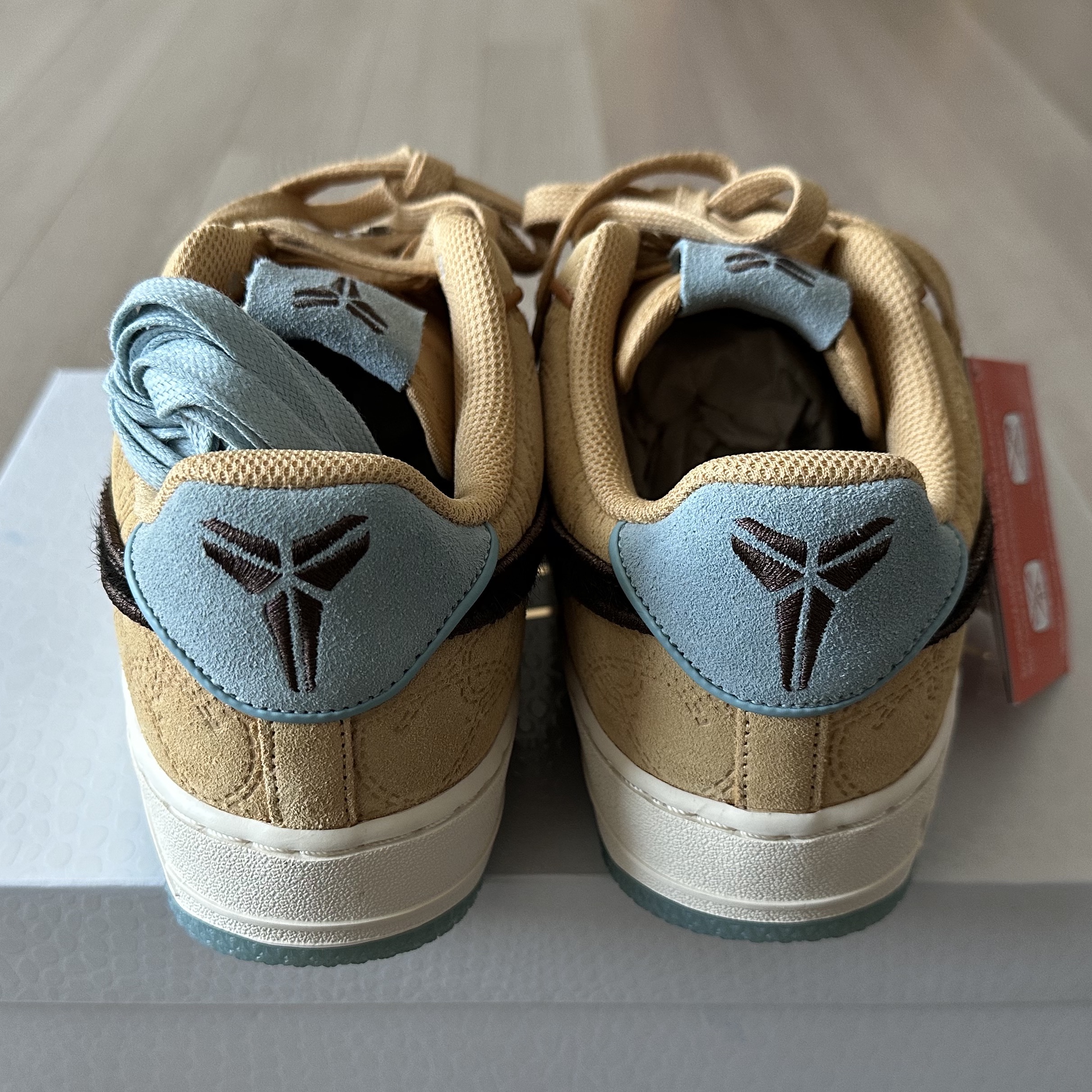Nike x Kobe Bryant Air Force 1 Low Protro Twine Baroque Brown 착용 스타일 - 3
