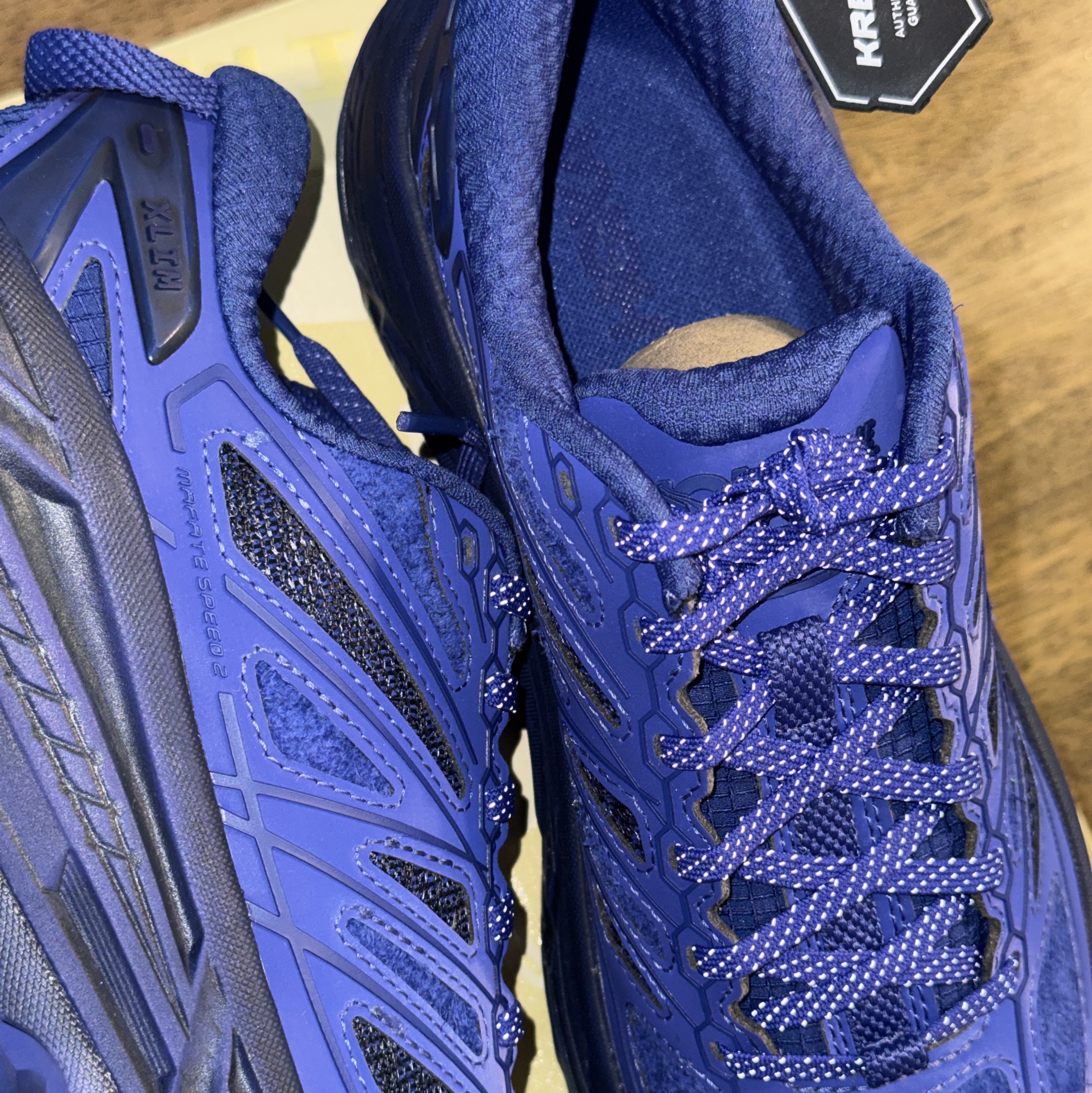 Hoka x Xlim Mafate Speed 2 TS Cobalt Blue 착용 스타일 - 4