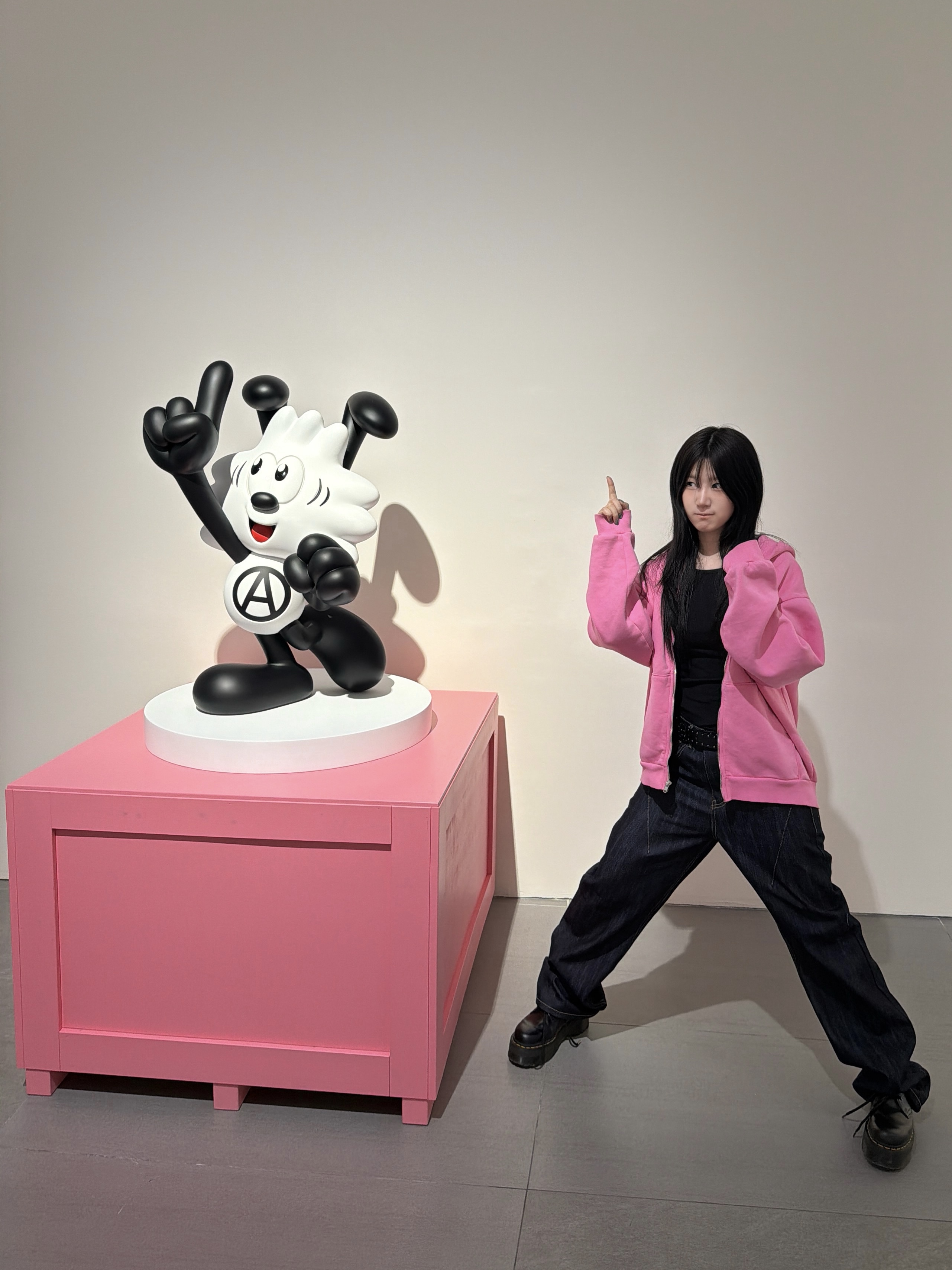 Verdy x Ice Spice Big Guy Zip Hoodie Pink, VERDY : I Believe in Me - 성인 착용 스타일 - 4