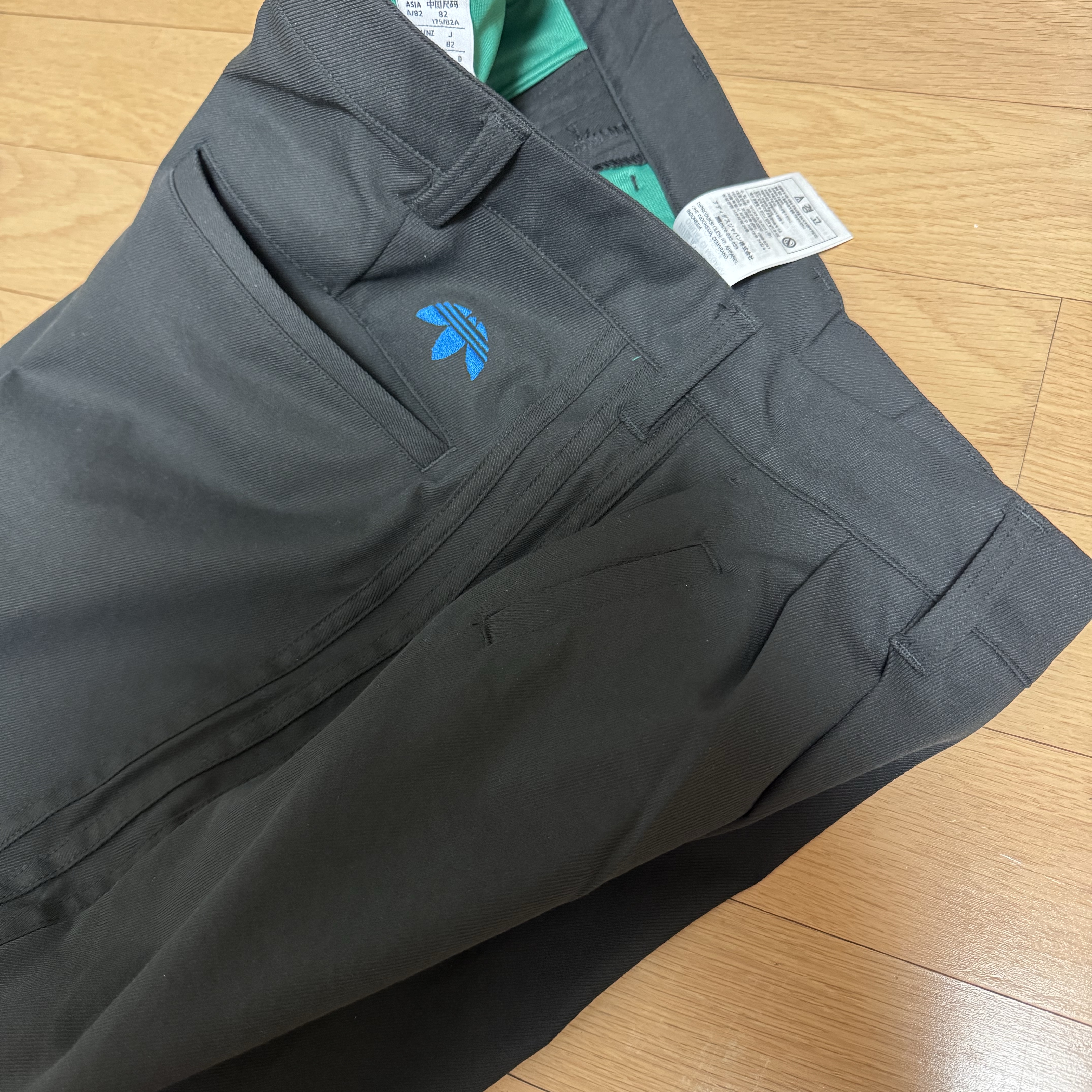 Adidas Rolling Links Chino Golf Pants Black - KR Sizing 착용 스타일