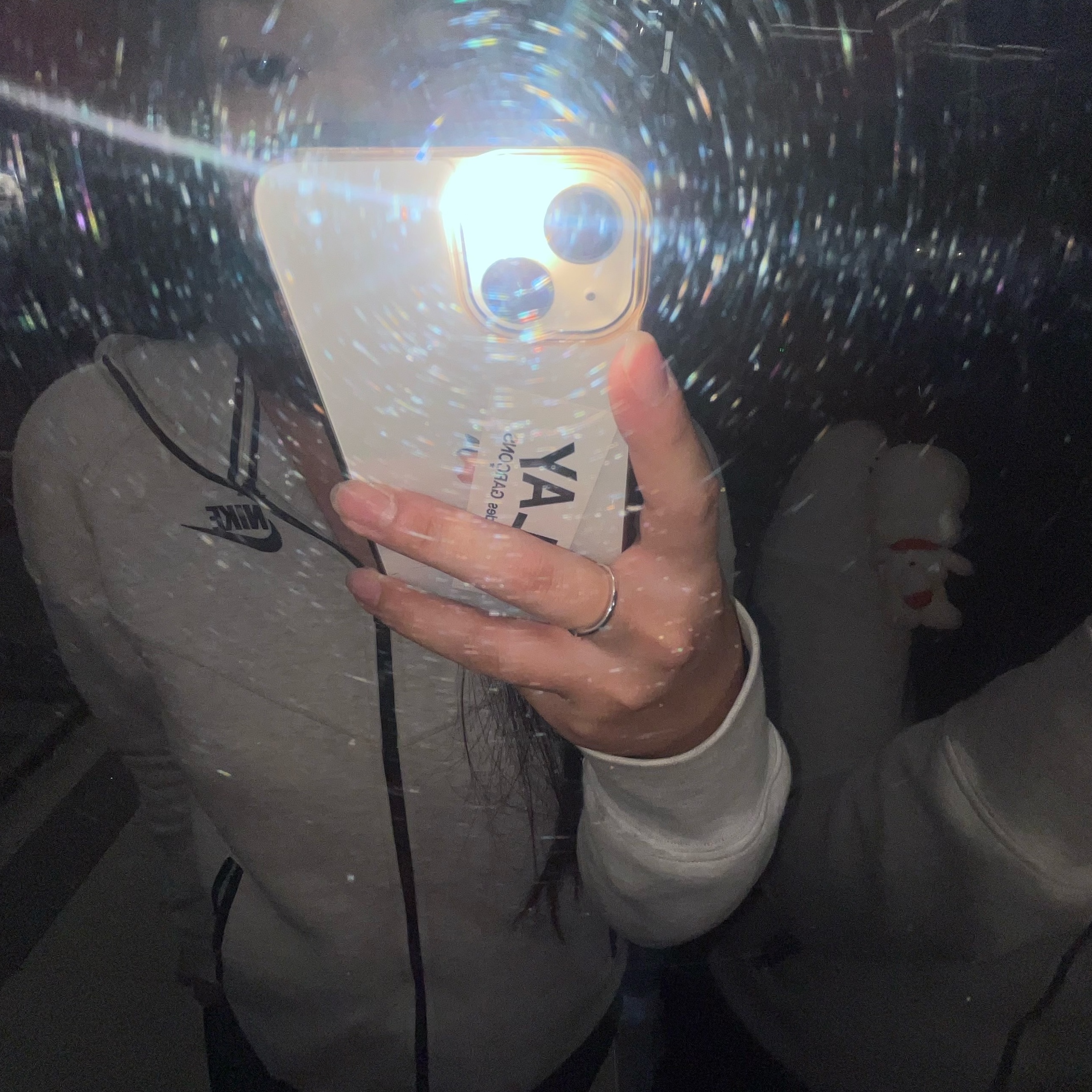 (W) Play Comme des Garcons 5 Hearts Zip Hooded Sweatshirt Grey, (W) Nike NSW Tech Fleece Windrunner Full Zip Hoodie Light Grey Heather - Asia 착용 스타일 - 3