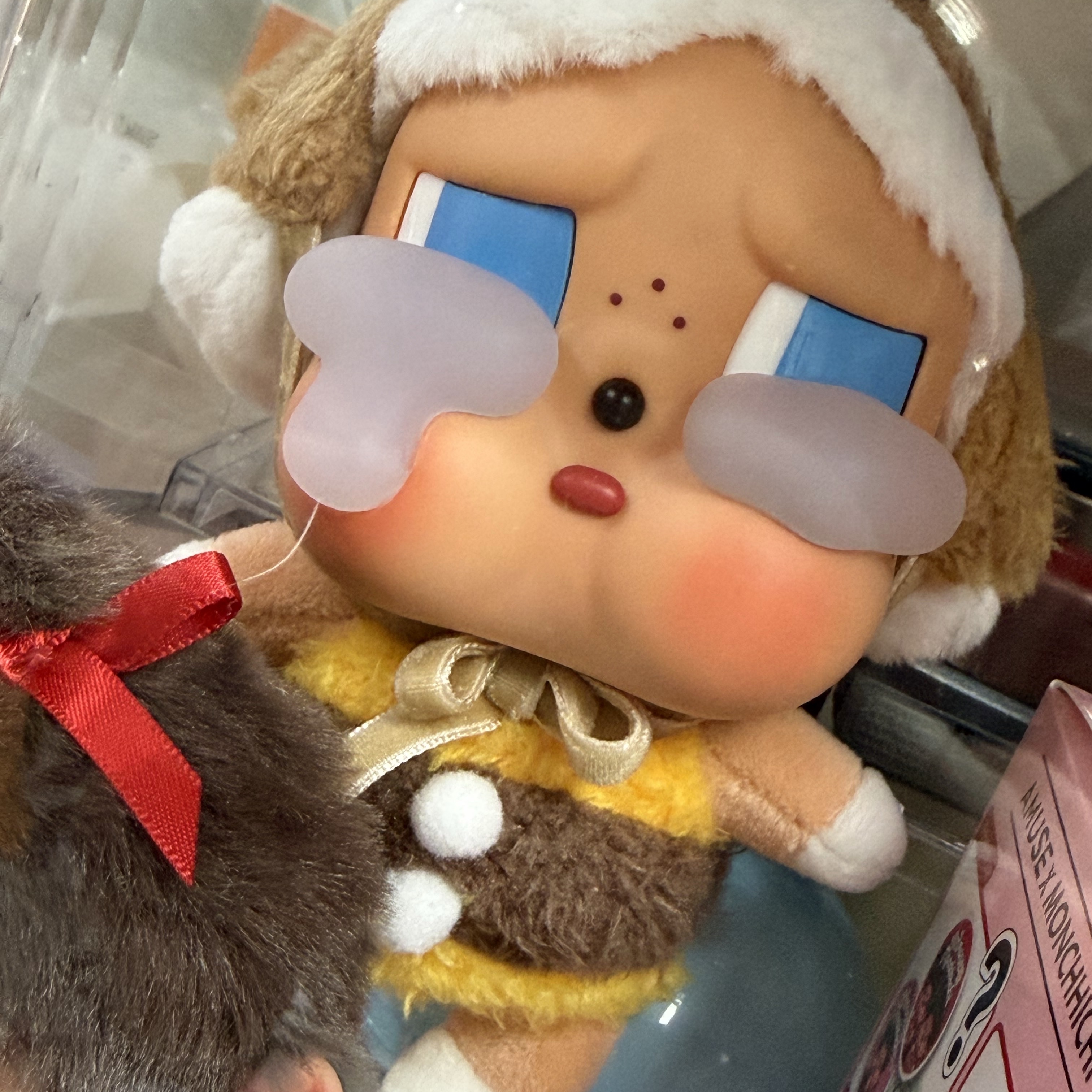 Pop Mart Crybaby Crying Again Series Plush Keyring Sealed Case (1 Blind Box) 착용 스타일