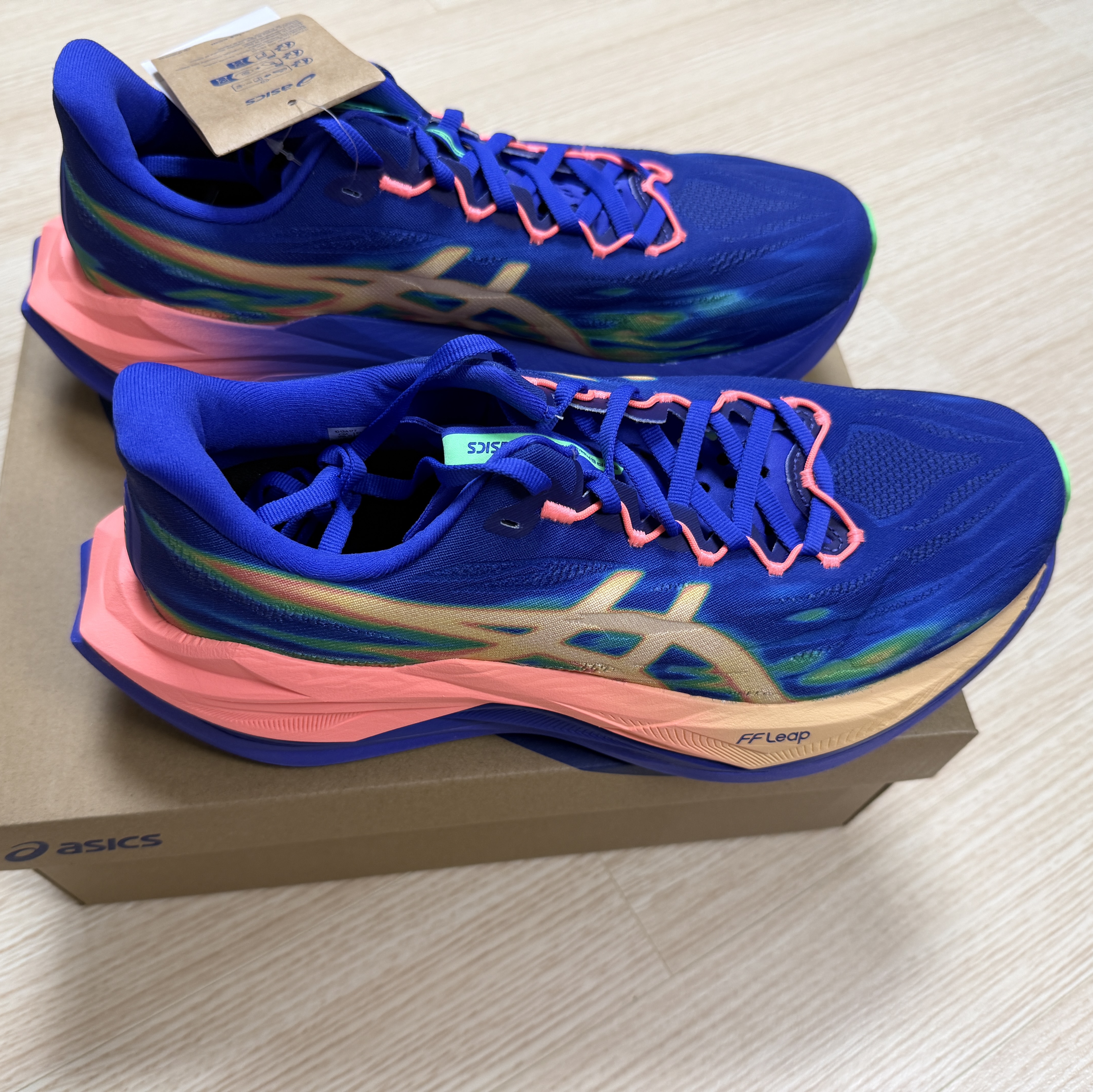 Asics Superblast 3 Cobalt Burst Light Orange 착용 스타일 - 3