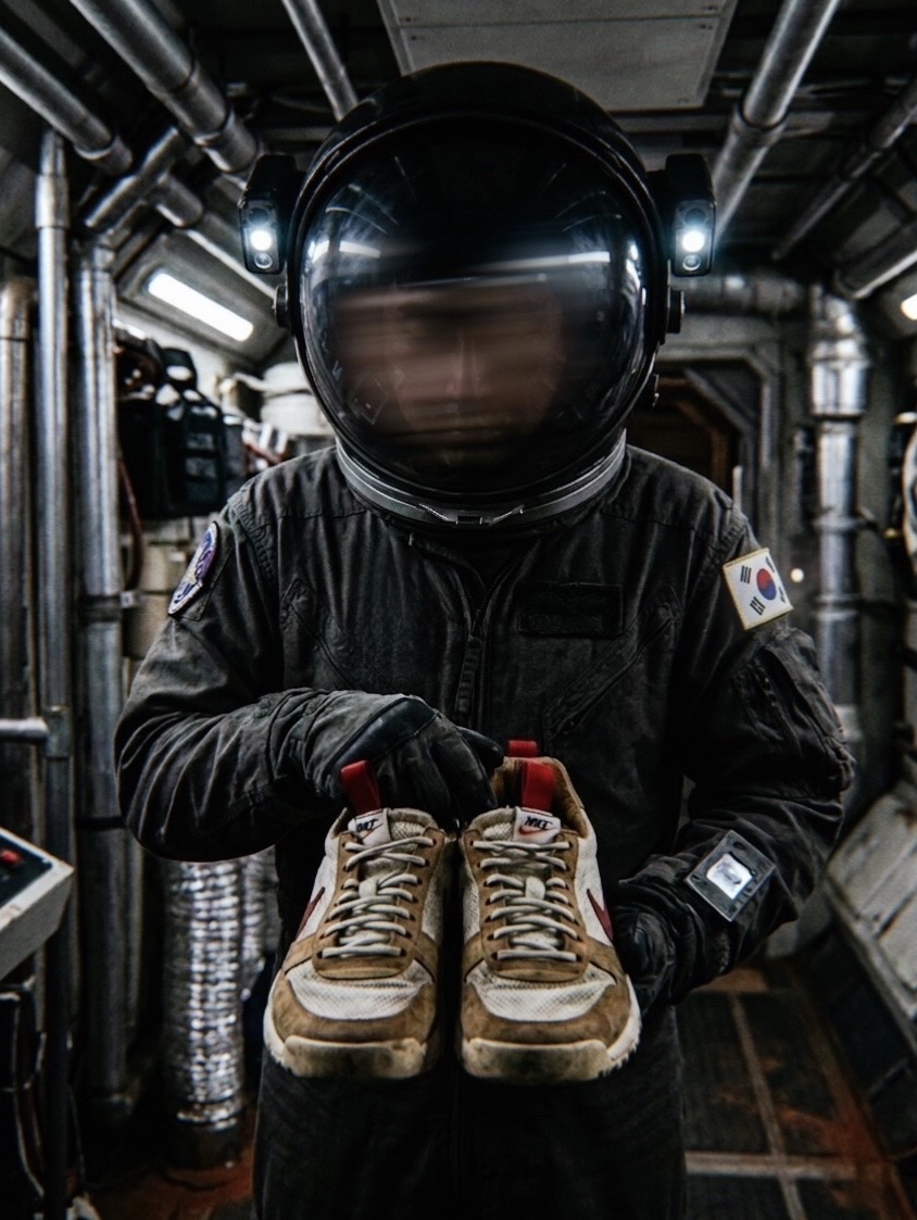 Nike x Tom Sachs Mars Yard Shoe 2.0 Space Camp 착용 스타일