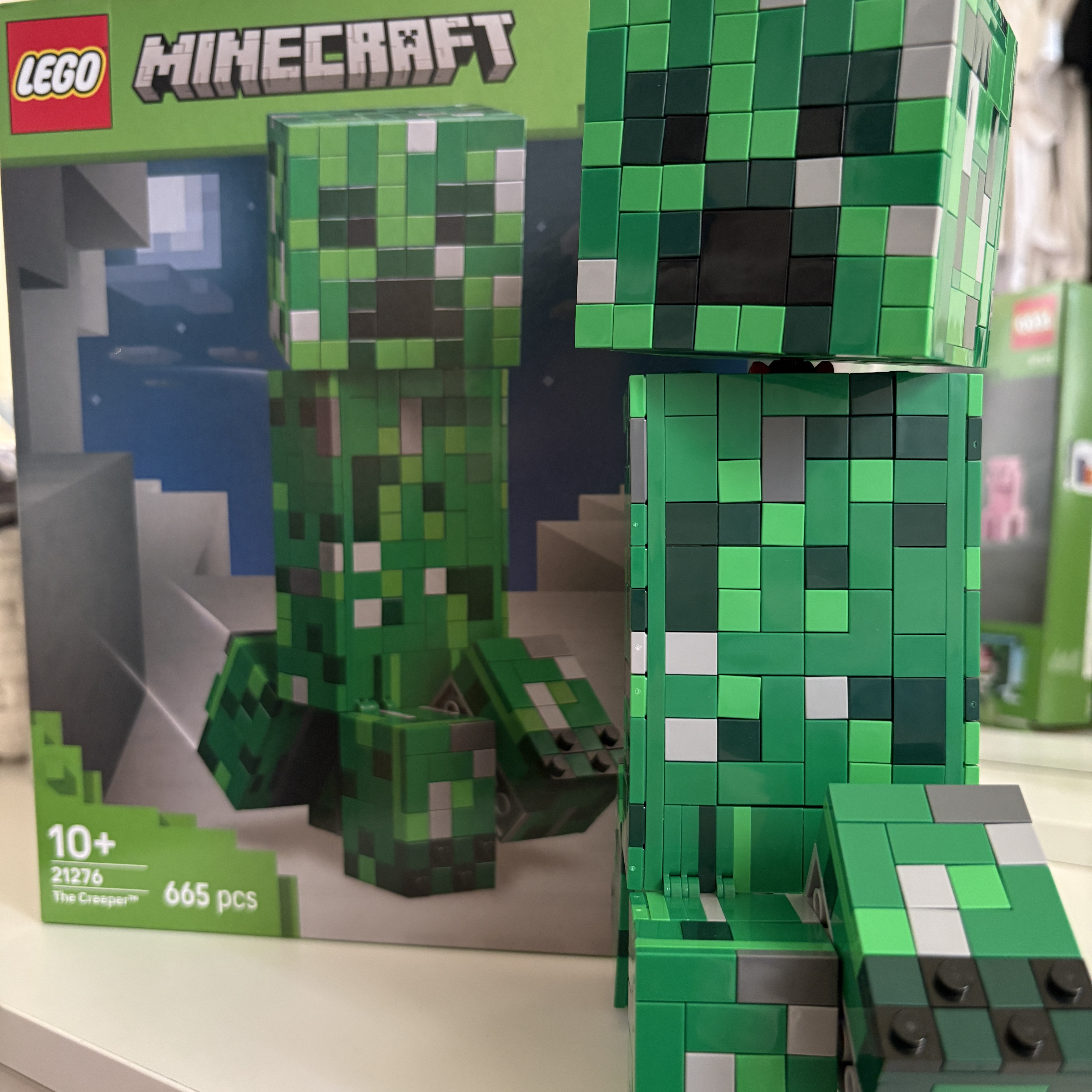 Lego Minecraft The Creeper 착용 스타일