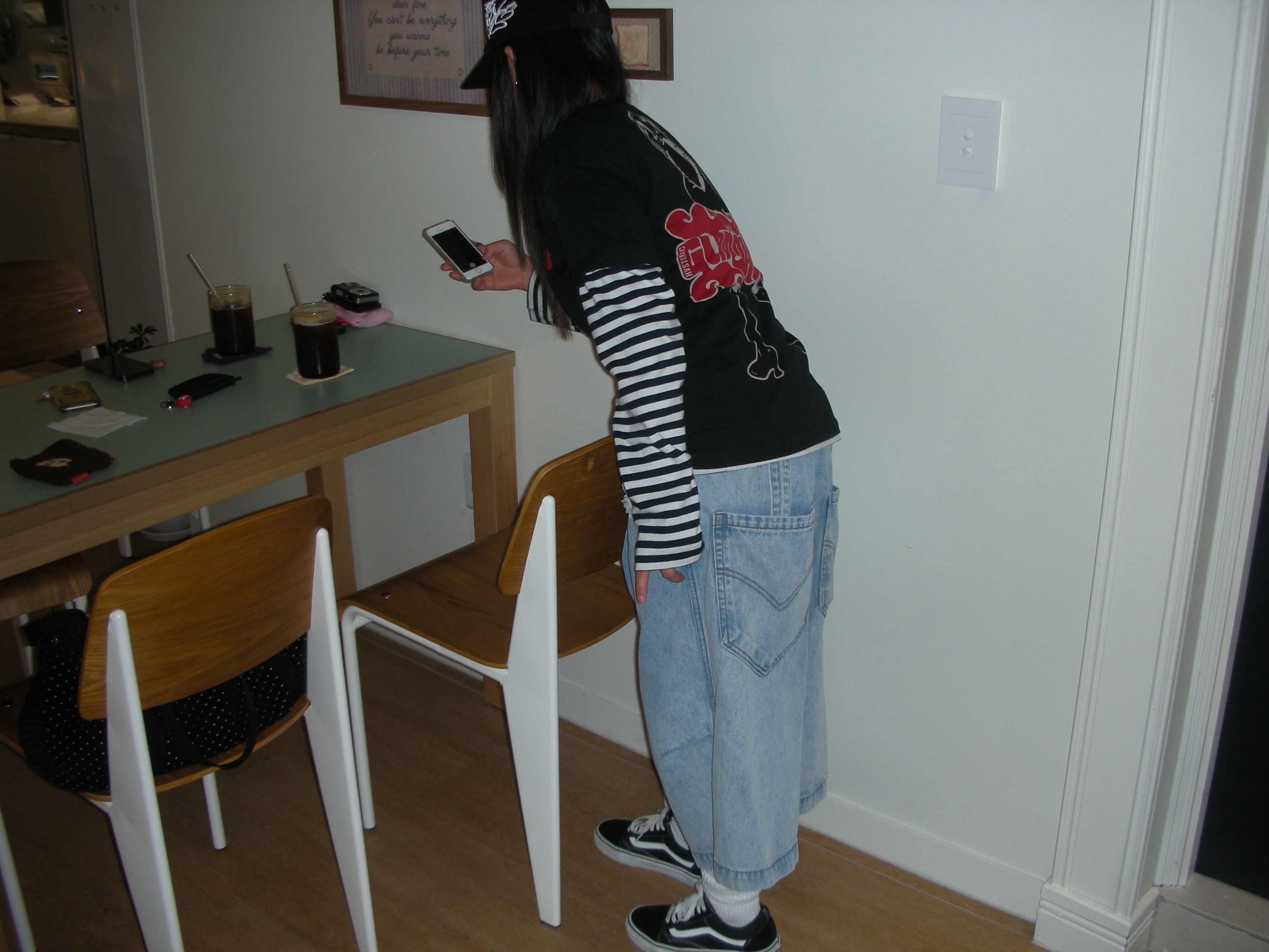 COYSEIO Round Collar Capri Shirt Navy, Supreme Washed Chino Twill Camp Cap Dirty Indigo - 24SS 착용 스타일 - 1