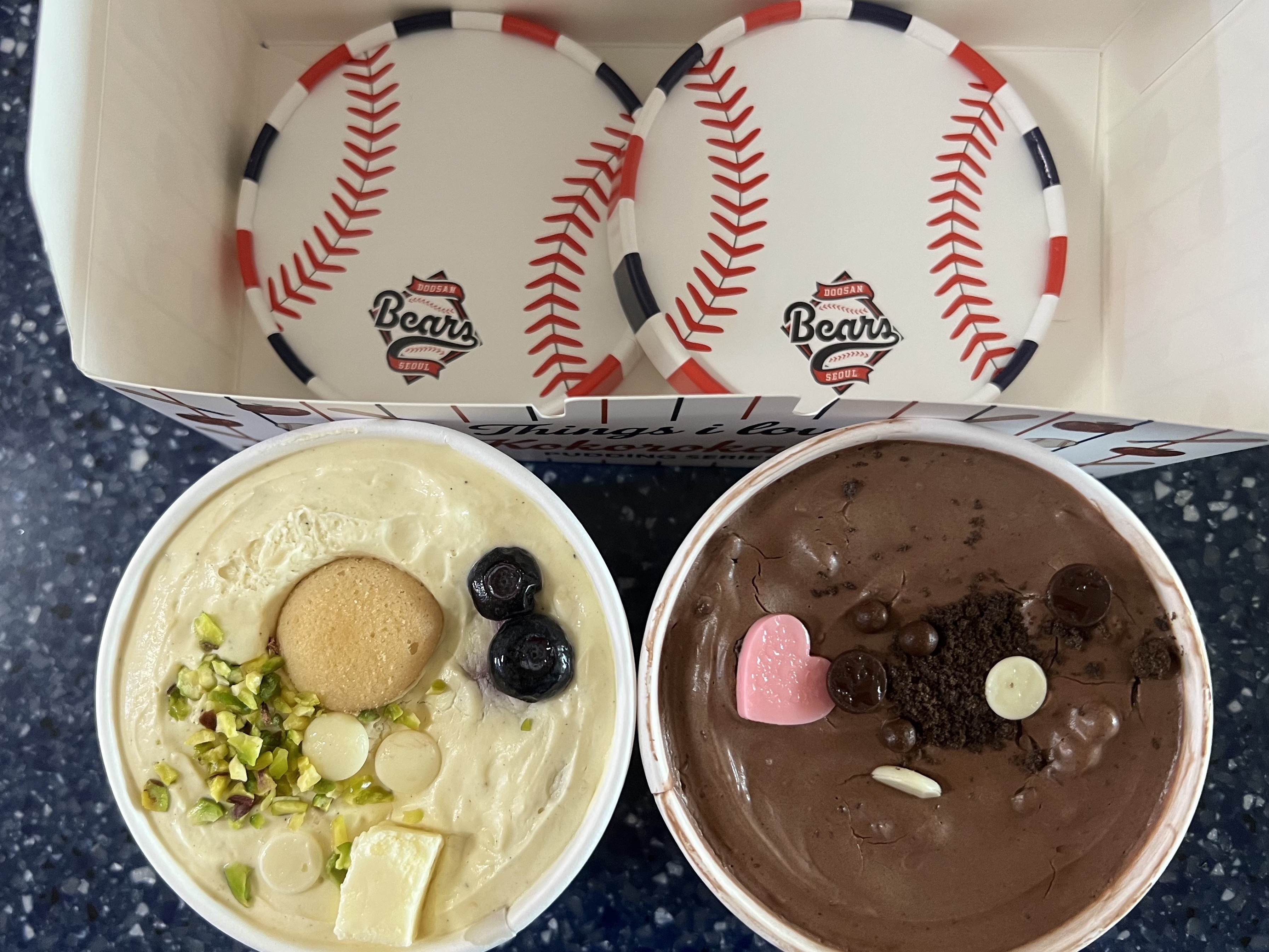 [KREAM 단독] Doosan Bears x Kokorokara Hustle Pudding 2pcs & Kokoro Bear Cooler Bag Set, [KREAM 단독] Doosan Bears x Kokorokara Hustle Pudding Set of 2 착용 스타일 - 7