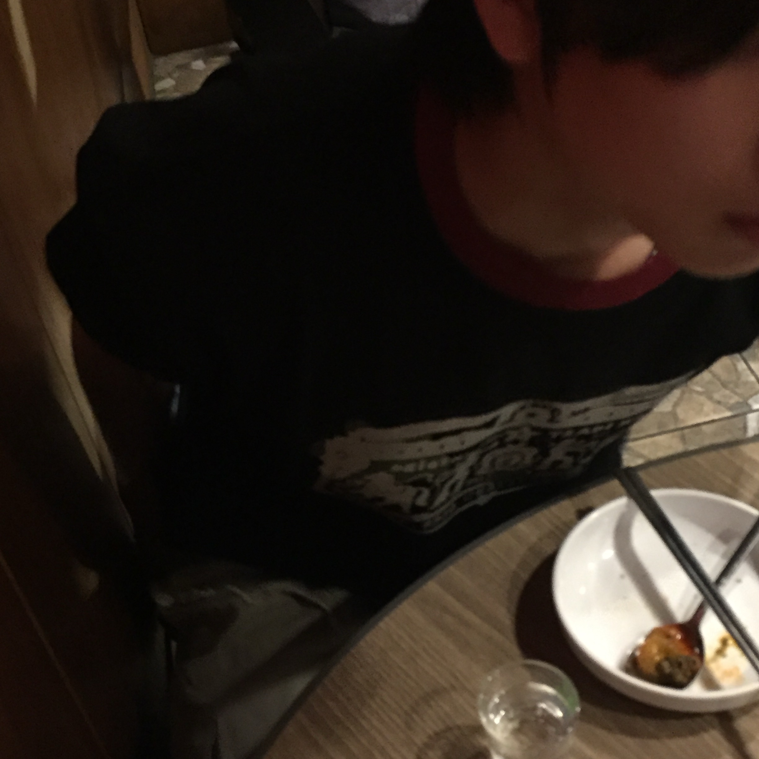 [KREAM 단독] Thevinylhouse Cowboy Pictogram Ringer Tee Black 착용 스타일 - 3
